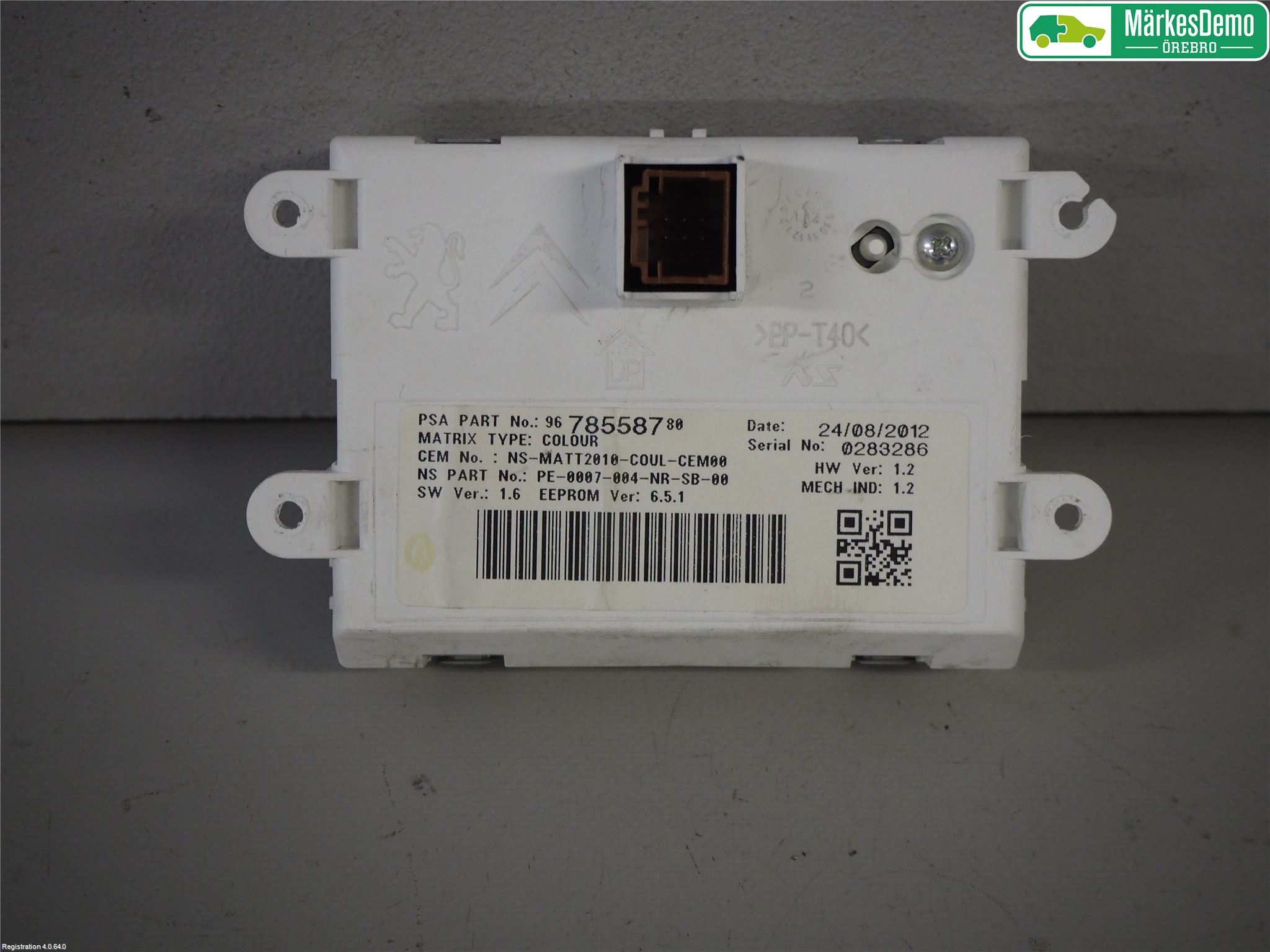 Peugeot 508 11-18 Färddator