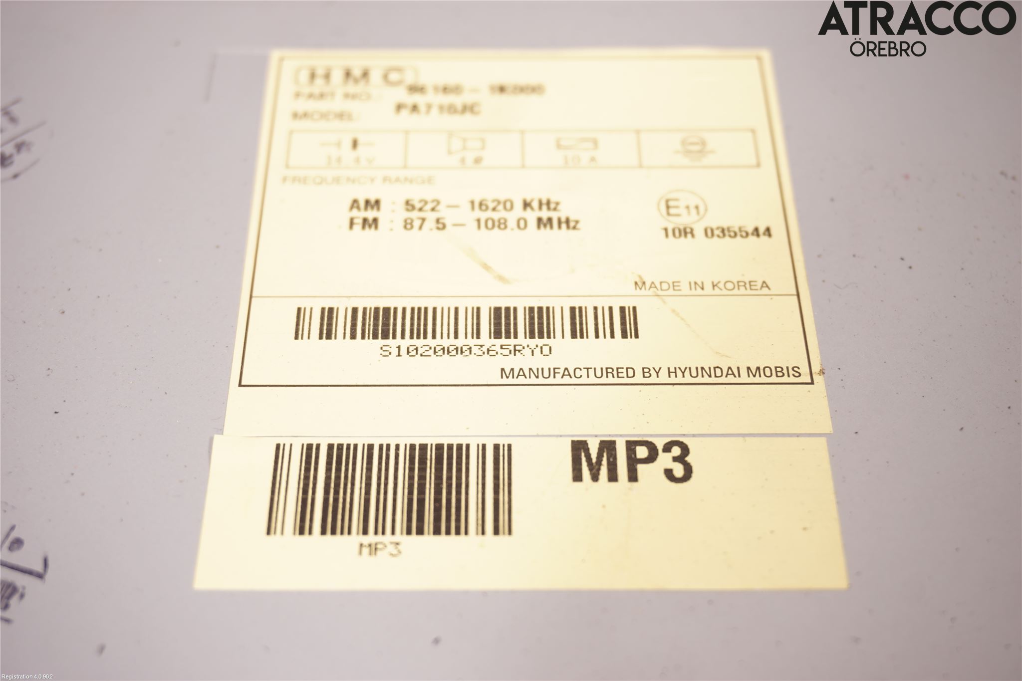Hyundai ix20 Cd Radio - Multimediapanel