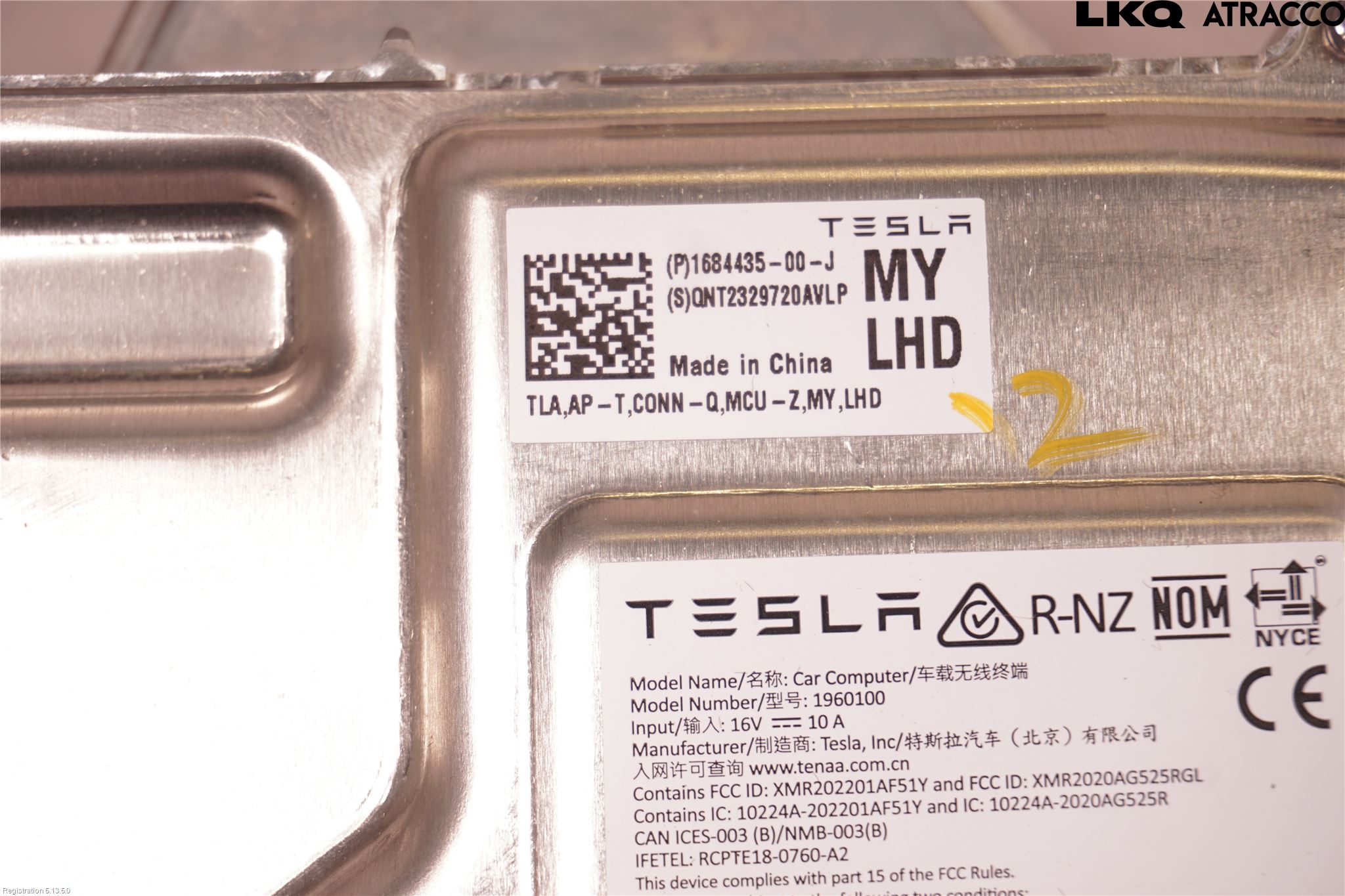 Tesla MODEL Y 21- Styrenhet Övrigt