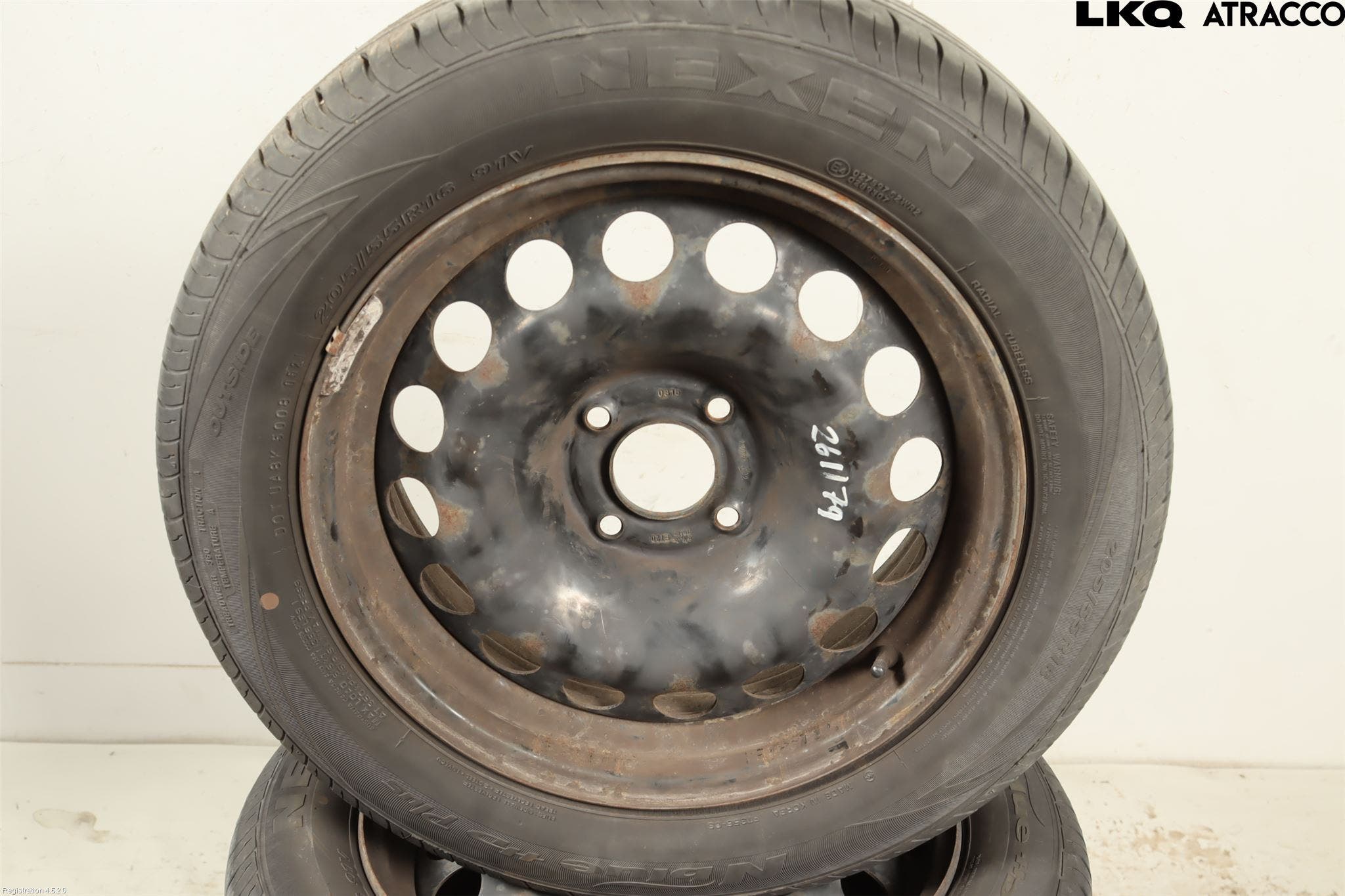 Peugeot 2008 13-20 Sommardäck Plåtfälg 4St