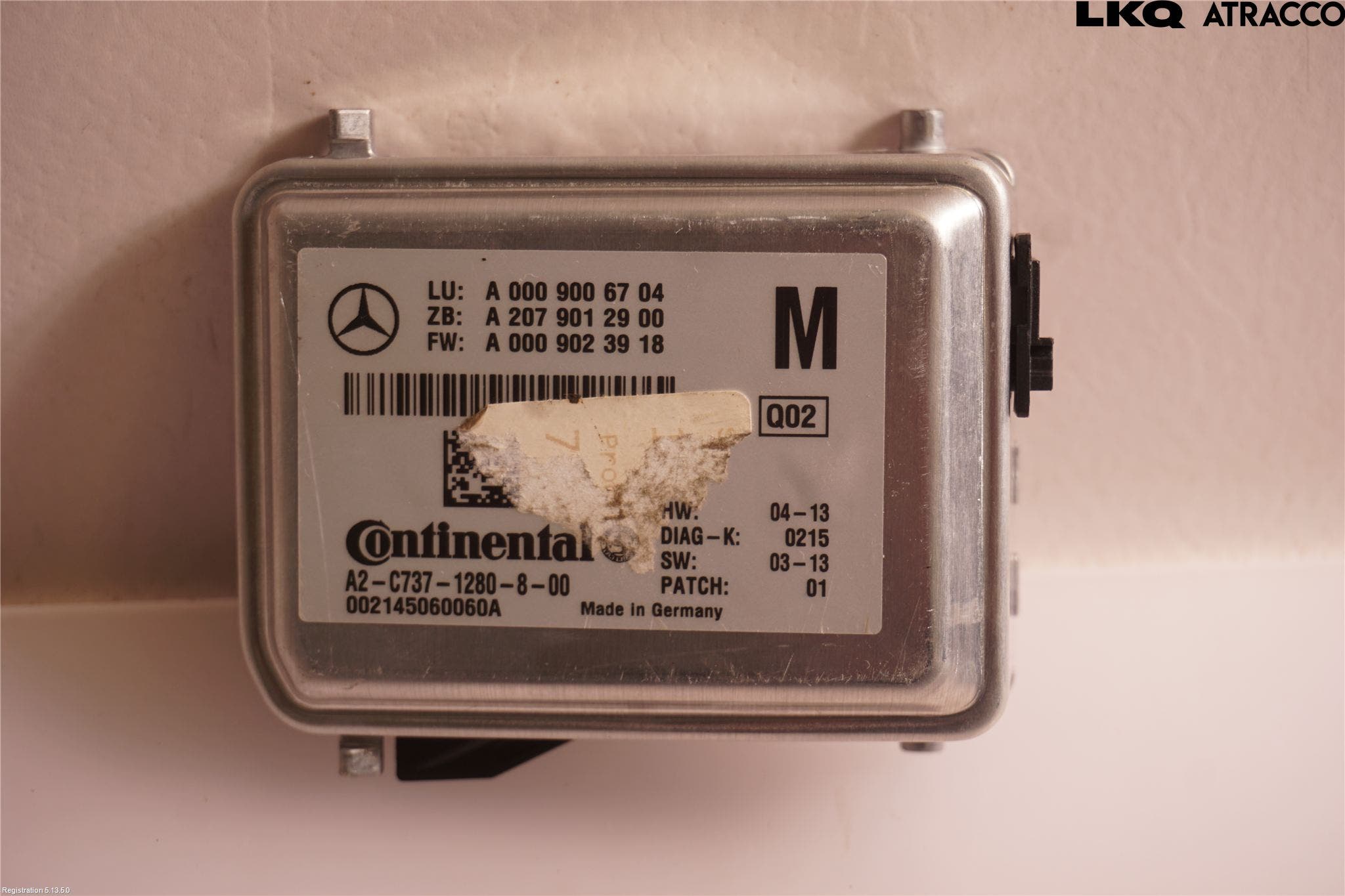 Mercedes-Benz MB E-KLASS (W212) 09-16 Sensor Aktivt Kollisionsskydd