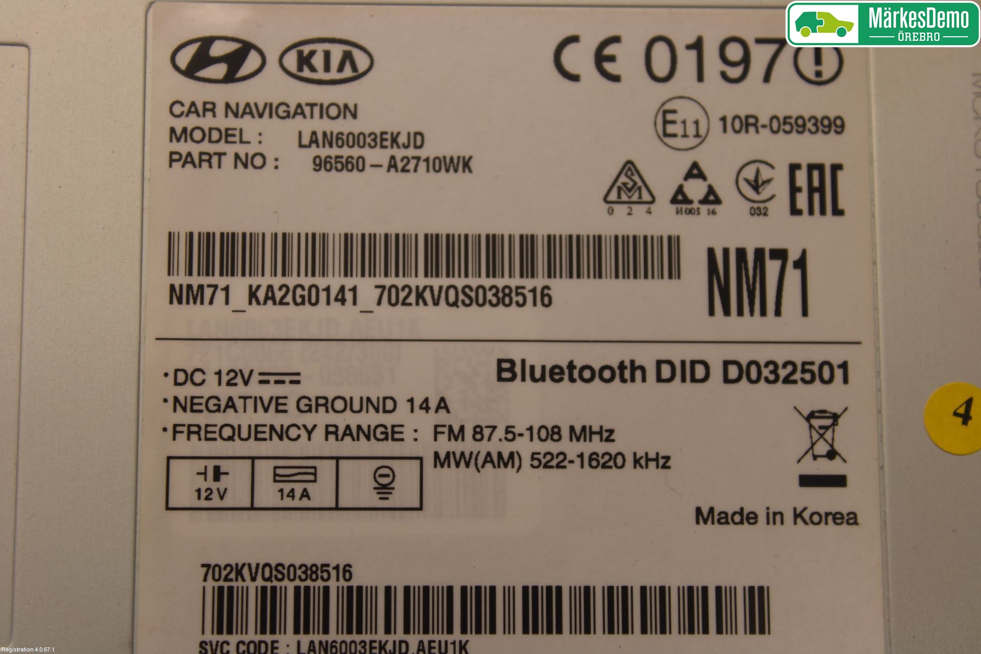 Kia CEED 12-18 Gps Navigator