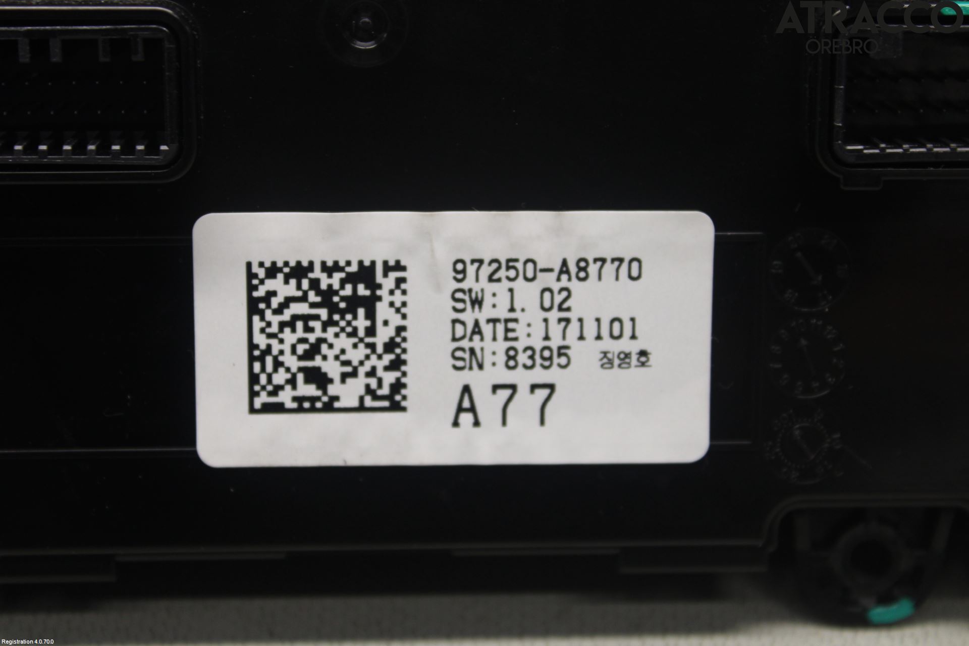 Kia OPTIMA 16-20 Ac Styrenhet Ac Manöveren