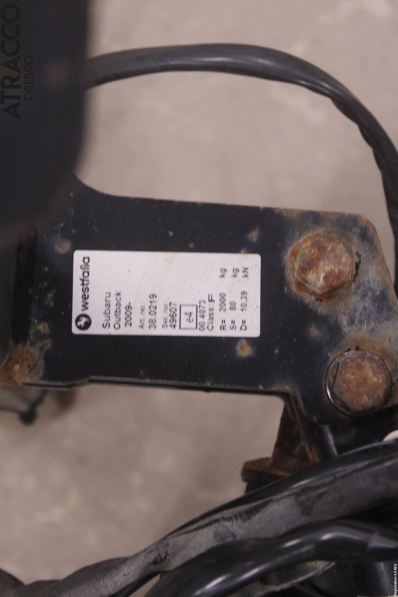 Subaru OUTBACK 10-15 Dragkrok