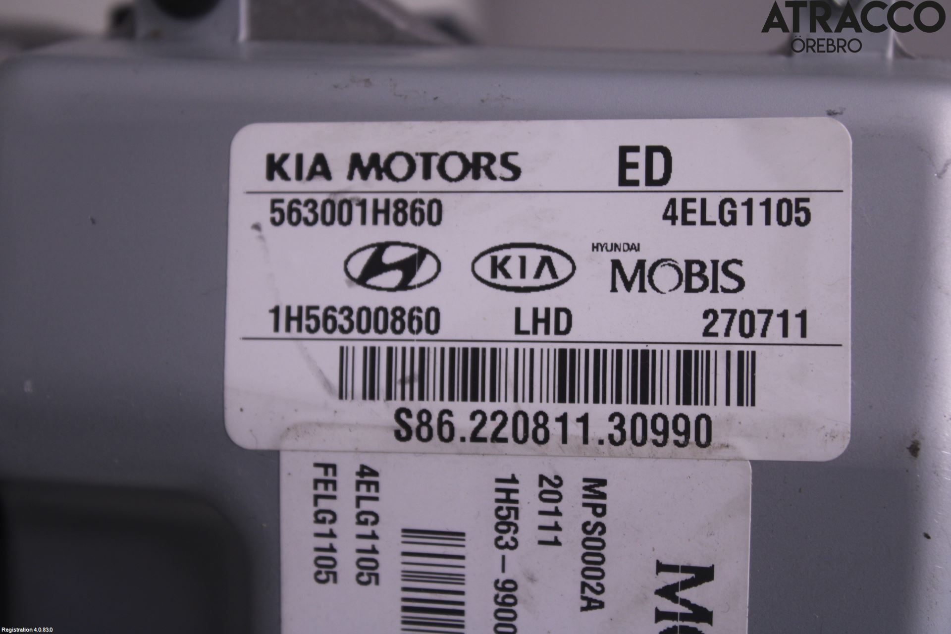 Kia CEED 06-12 Rattaxelagg Med Inb Servo