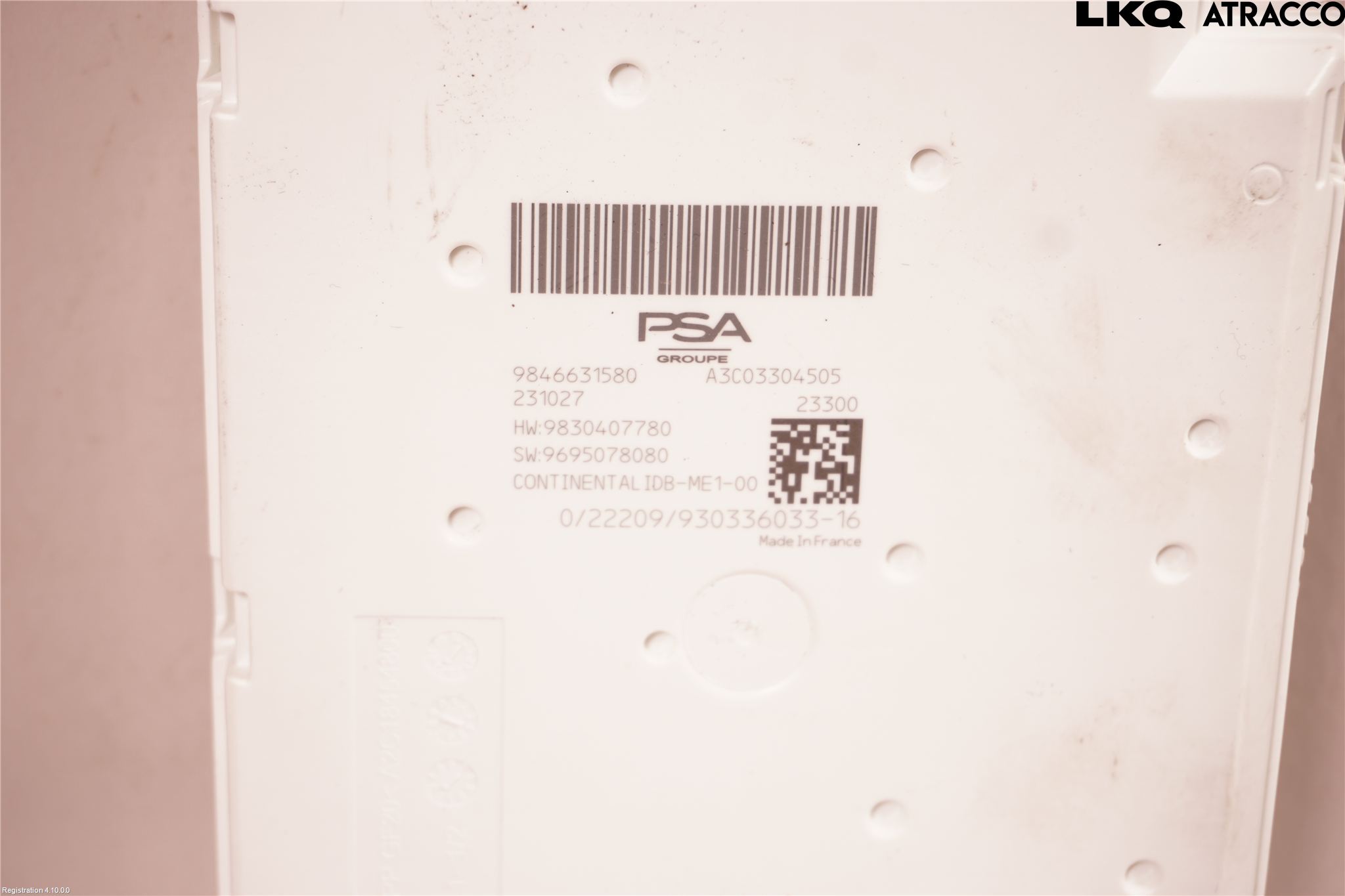 Peugeot 408 22- Säkringsdosa-Elcentral