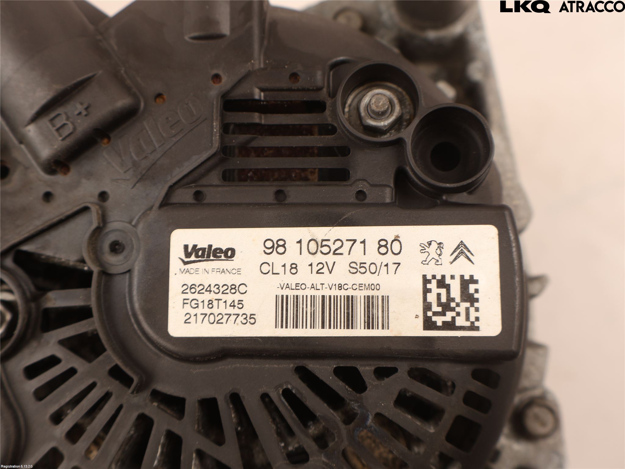 Peugeot PARTNER 16-18 Generator