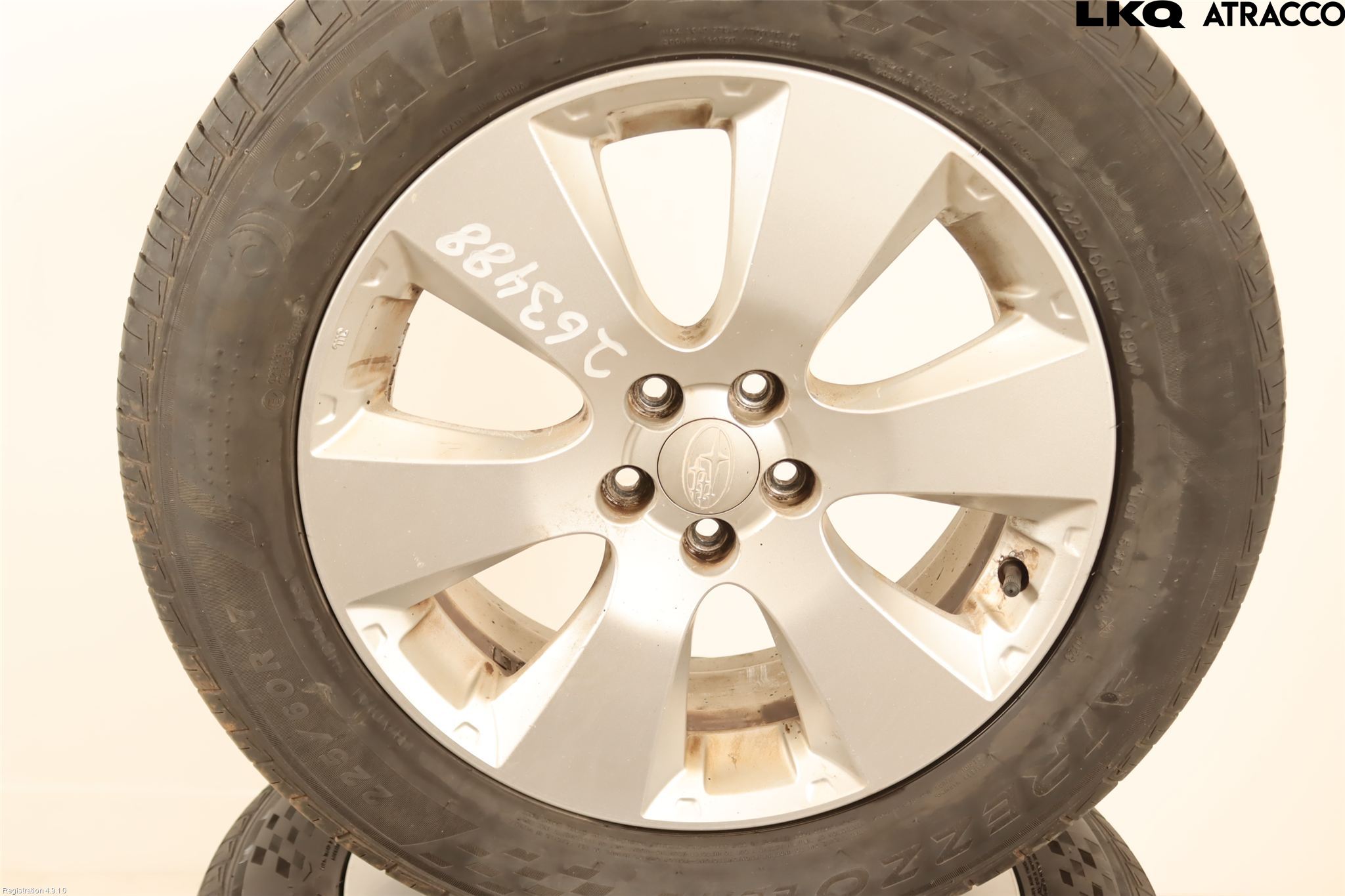 Subaru OUTBACK 10-15 Sommardäck Alumfälg 4St