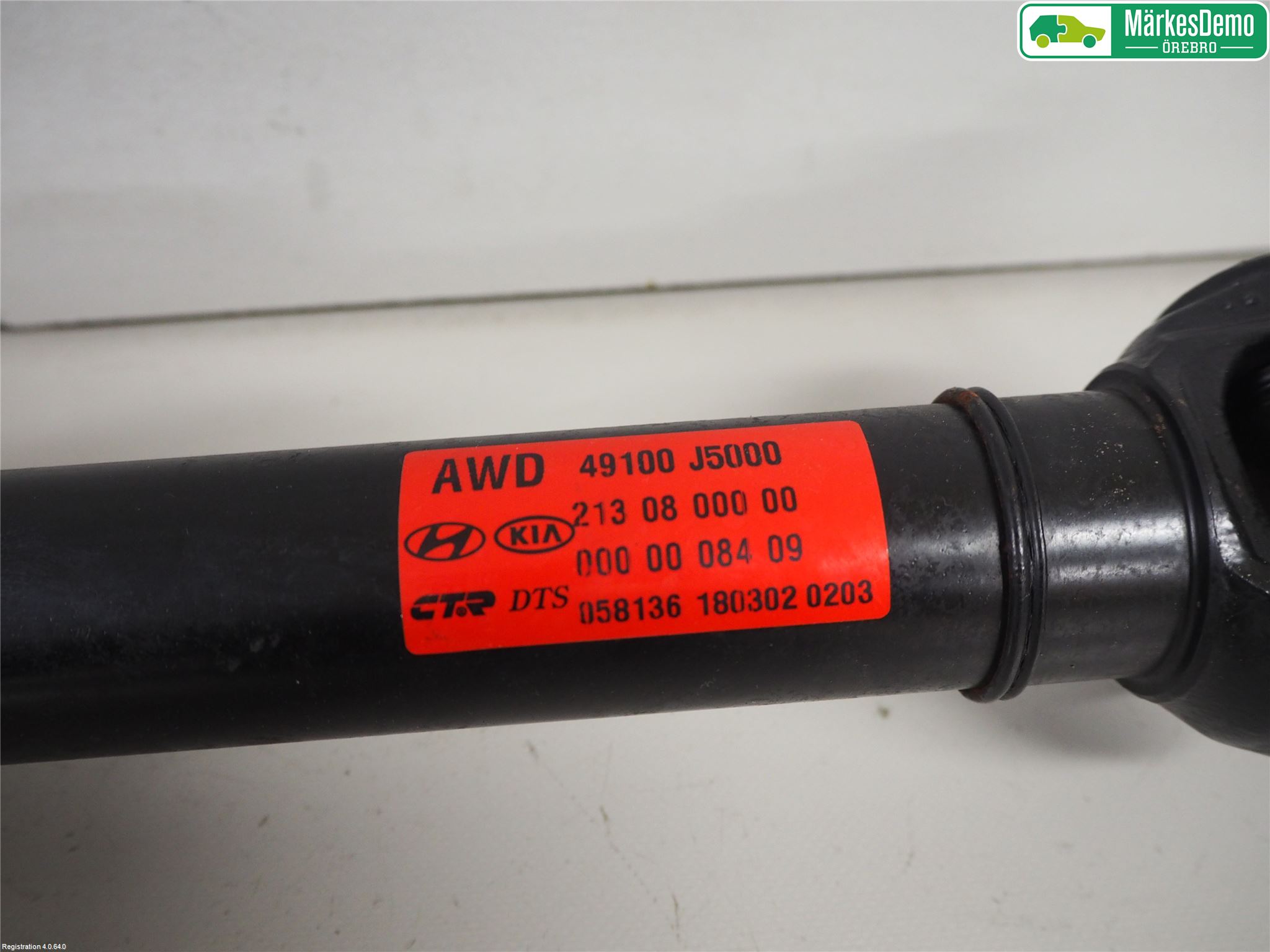 Kia STINGER 18- Mellanaxel Främre