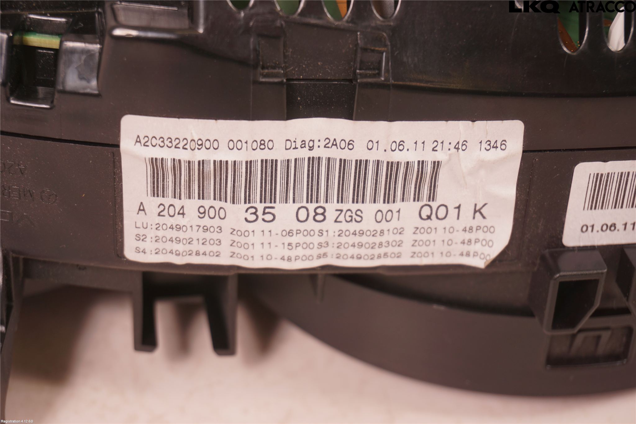 Mercedes-Benz MB C-KLASS (W204) 07-15 Instrument Komb