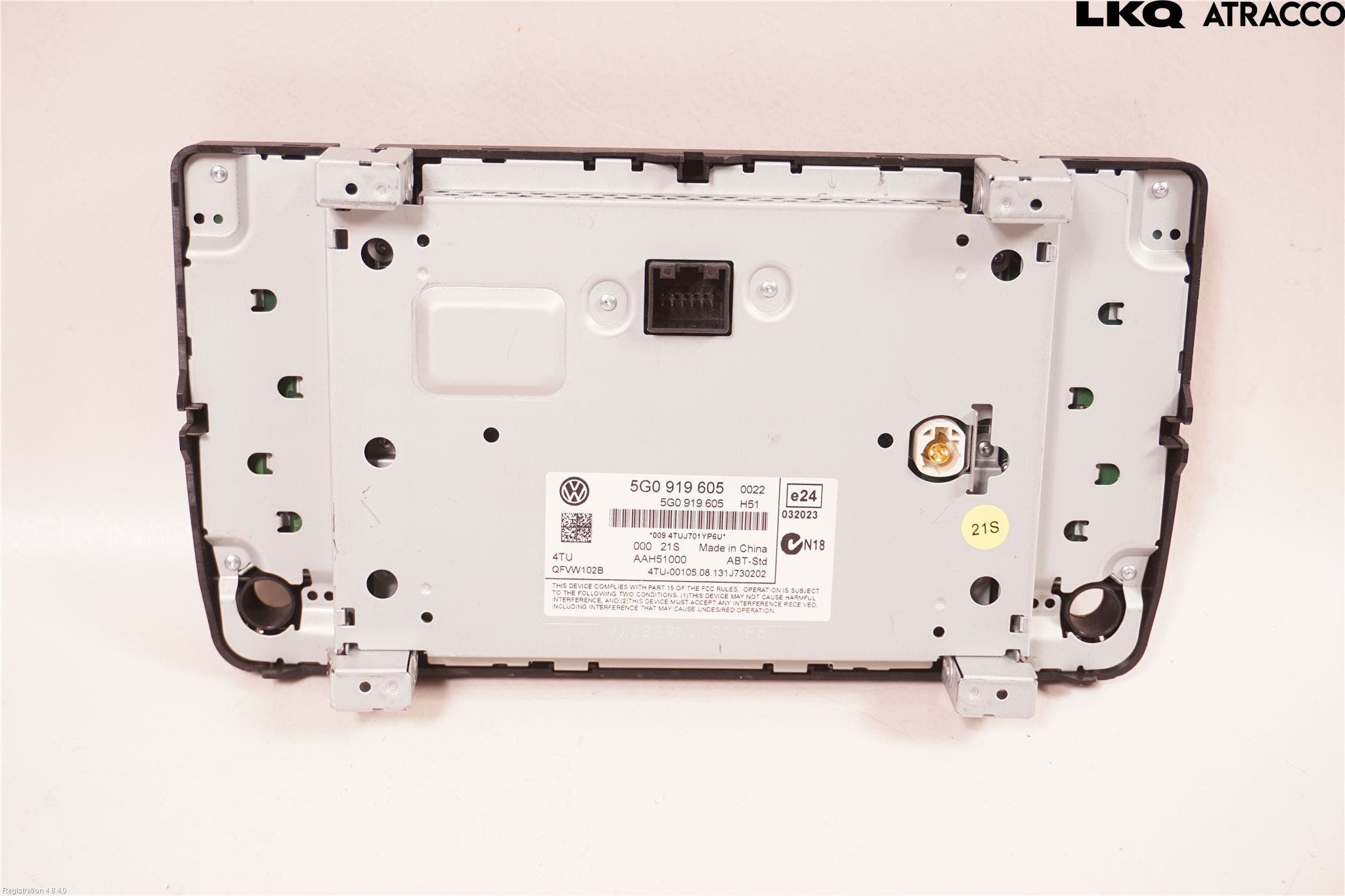 Volkswagen VW GOLF / E-GOLF VII 13-20 Multifunktionsdisplay