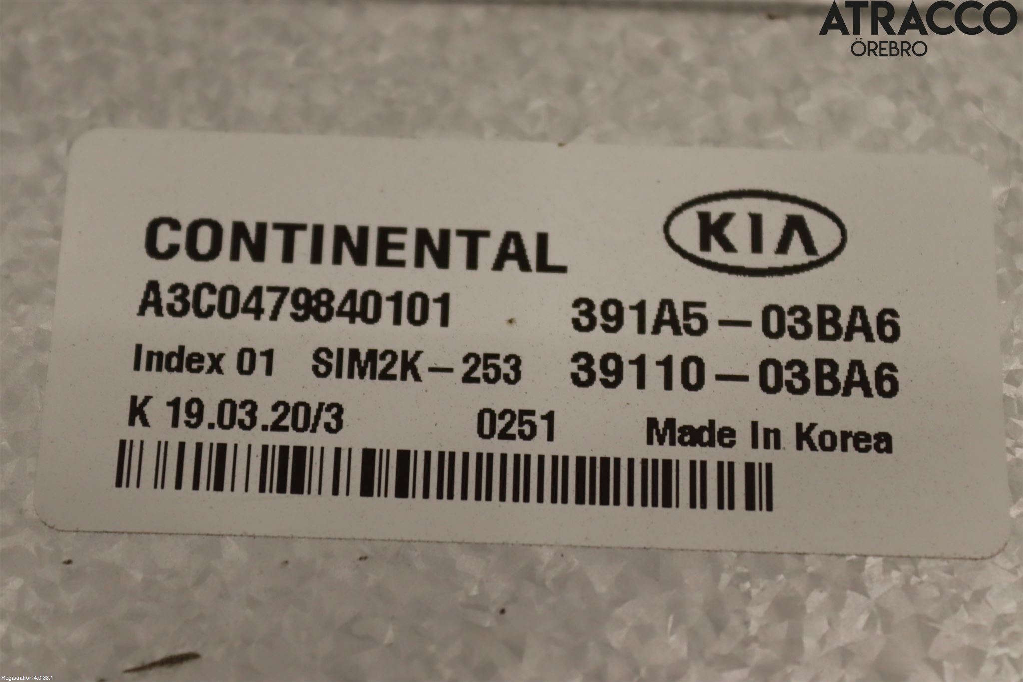 Kia CEED/CEED SW 19- Styrenhet Insprut Bensin