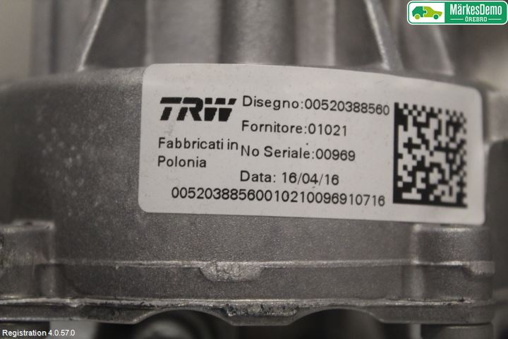 Fiat TIPO/CROSS 16- Rattaxelagg Med Inb Servo