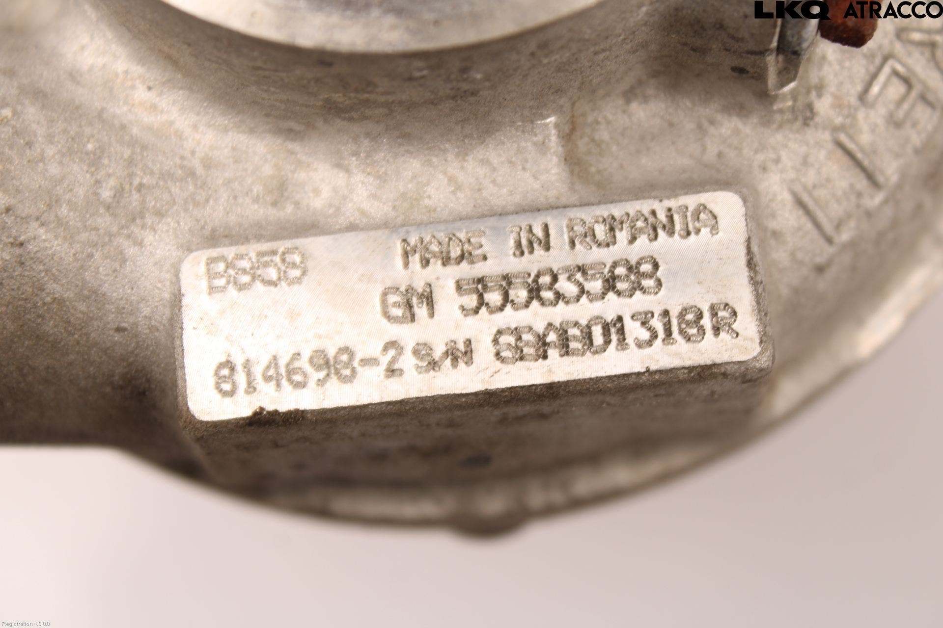 Opel ASTRA J 10-15 Turboaggregat