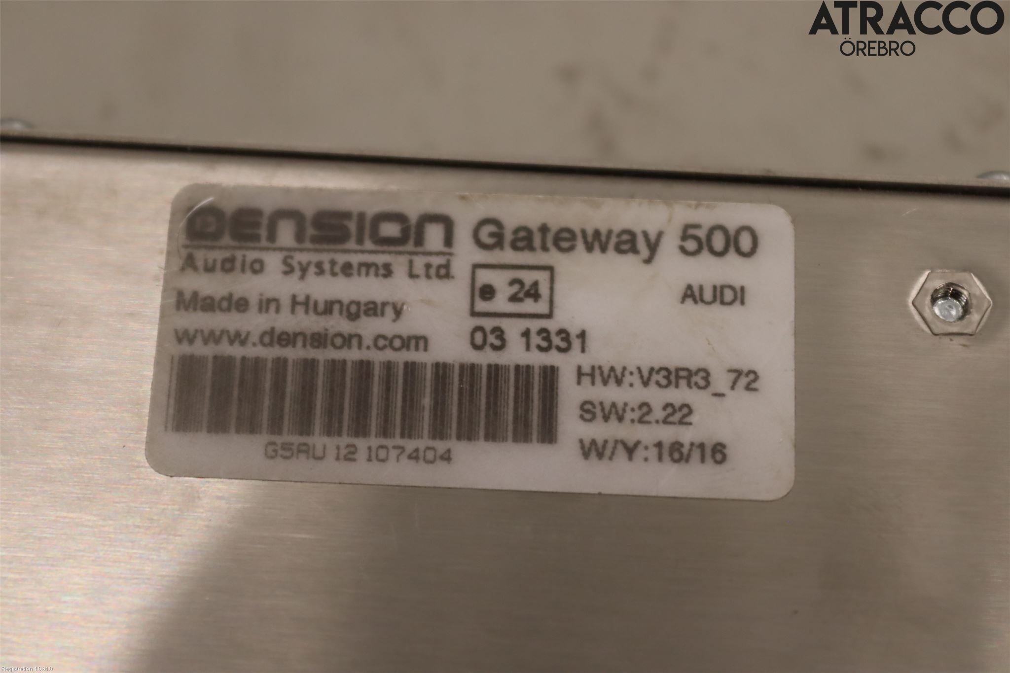 Audi A8/S8 4E  02-09 Radio Övrigt