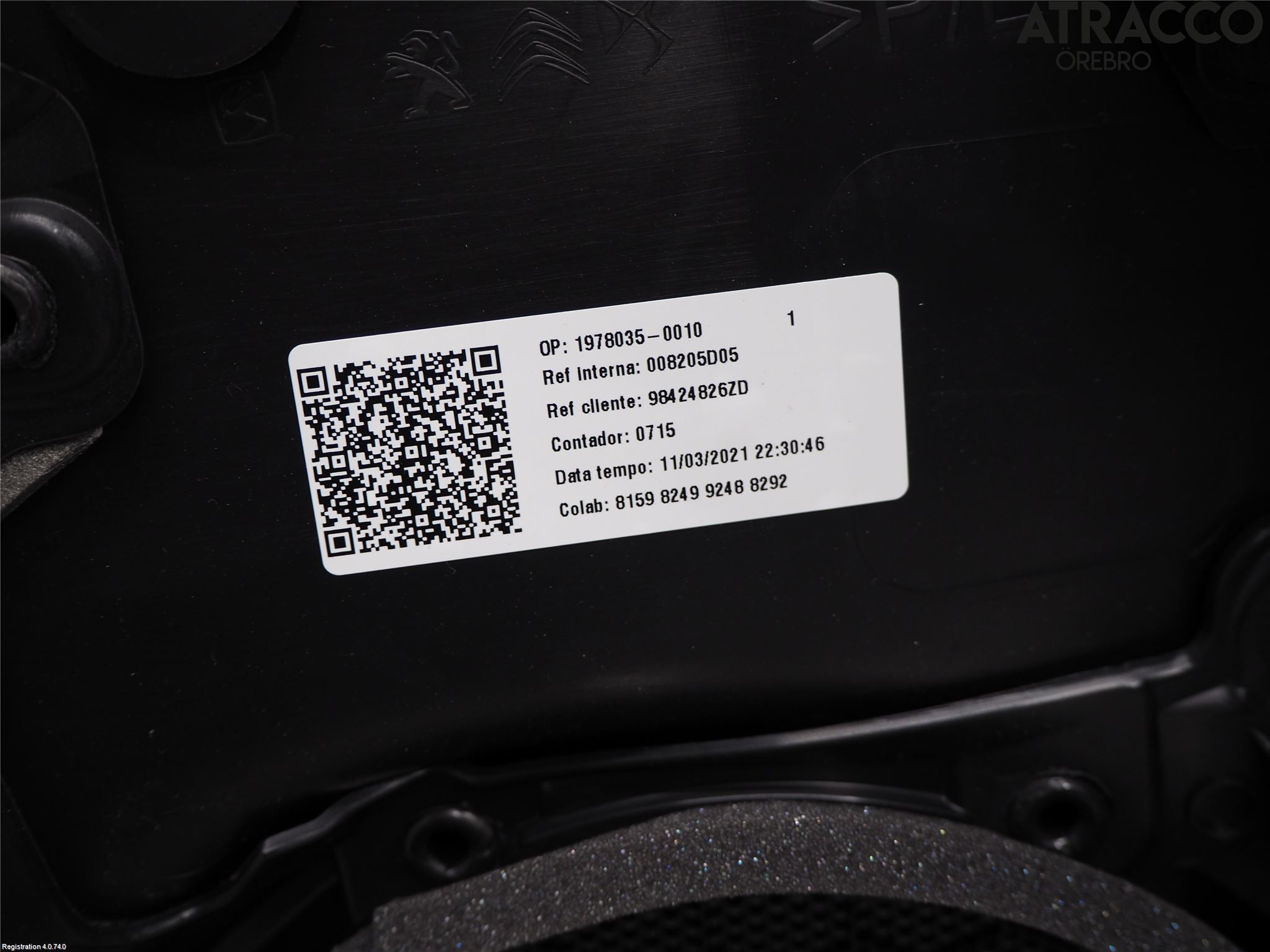 Peugeot 2008 13-20 Dörrklädsel Hö
