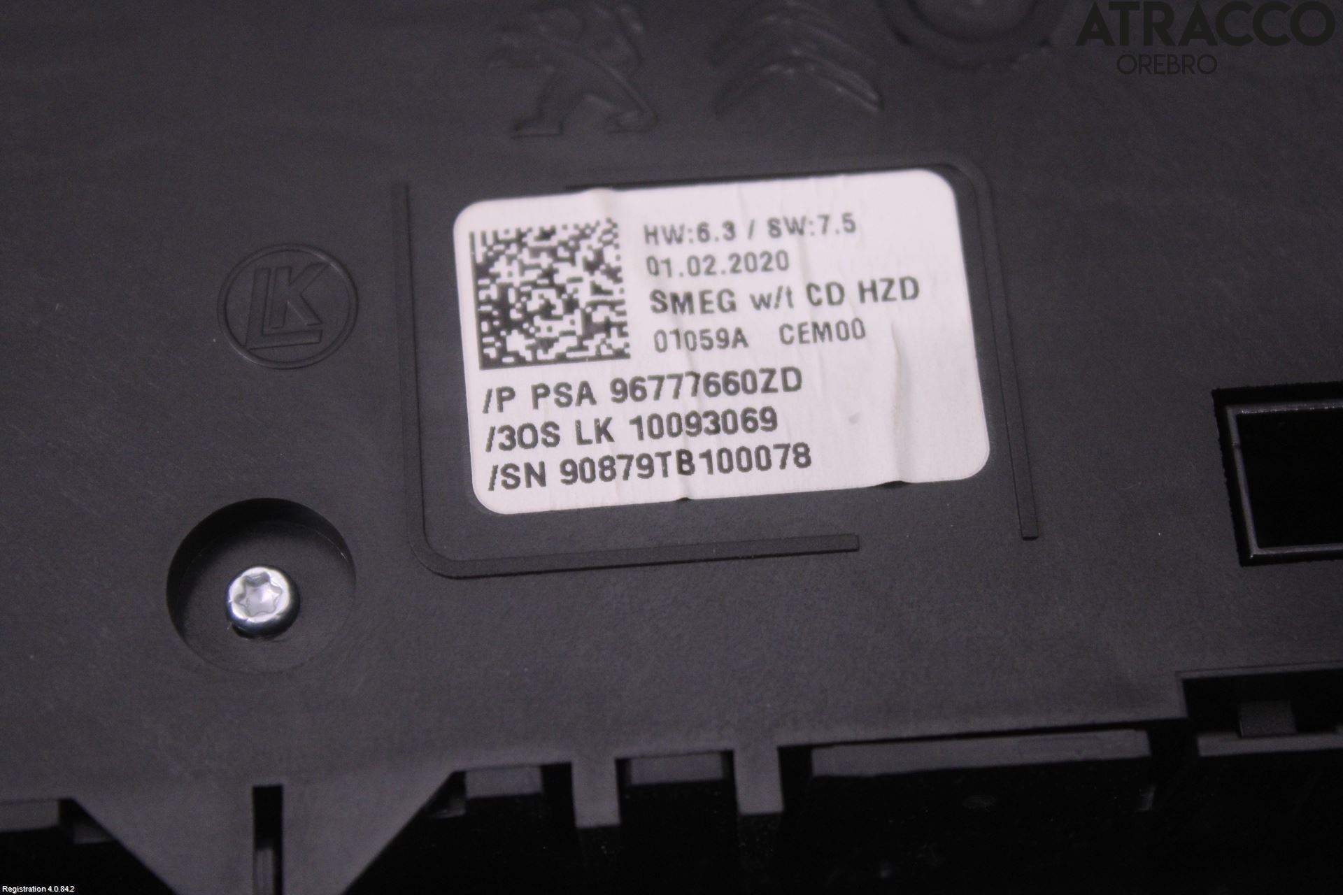 Peugeot 308 14-21 Cd Radio - Multimediapanel