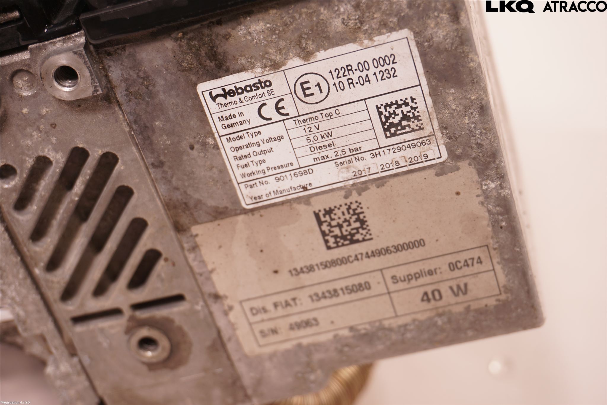 Fiat DUCATO 15-23 Dieselvärmare