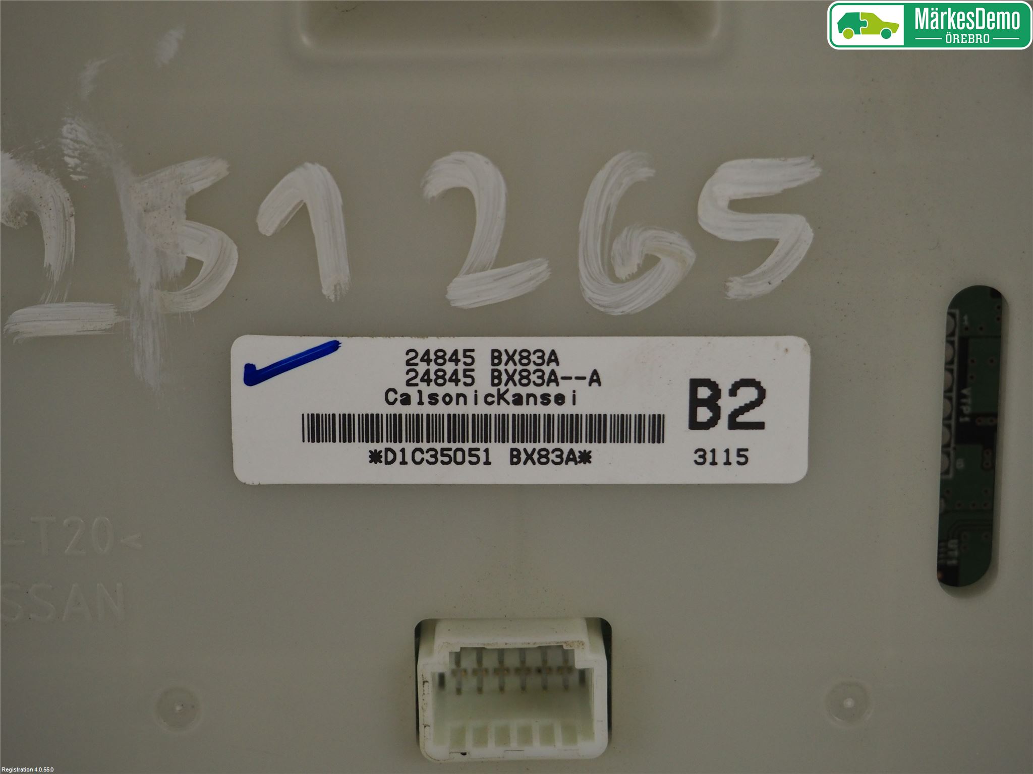 Nissan JUKE 10-14 Ac Styrenhet Ac Manöveren