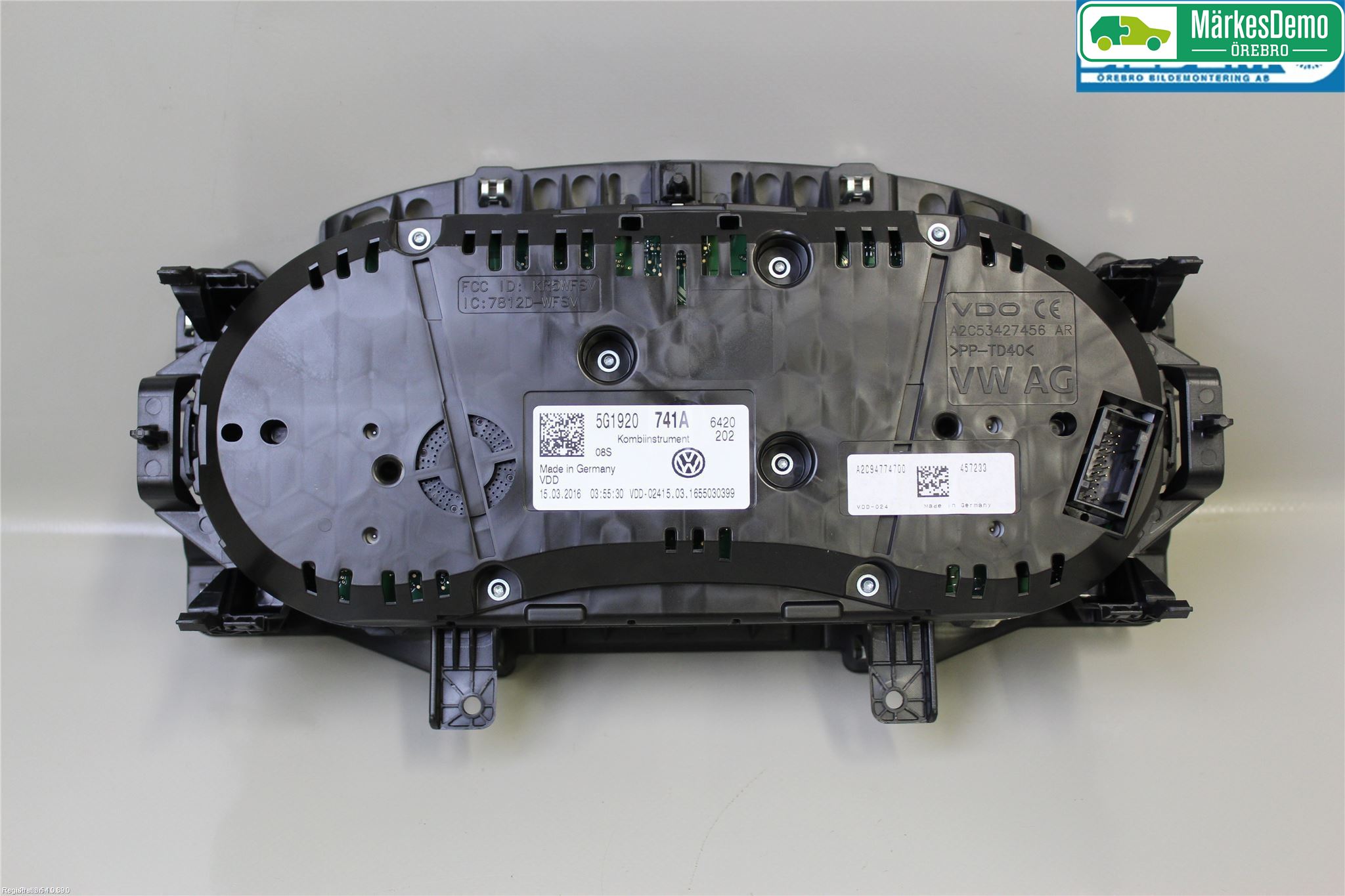 Volkswagen VW GOLF / E-GOLF VII 13-20 Instrument Komb