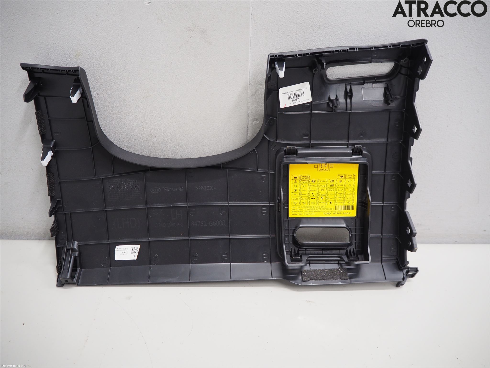 Kia PICANTO 17- Instrumentbräda Sparkskydd