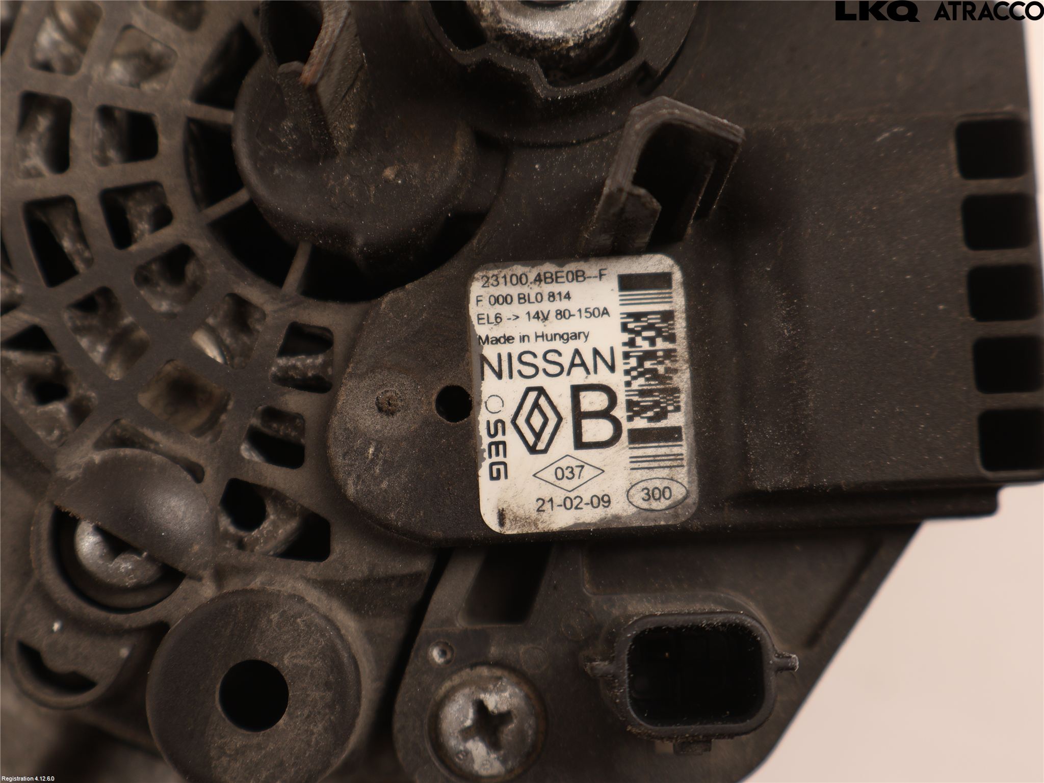 Nissan QASHQAI 17-21 Generator