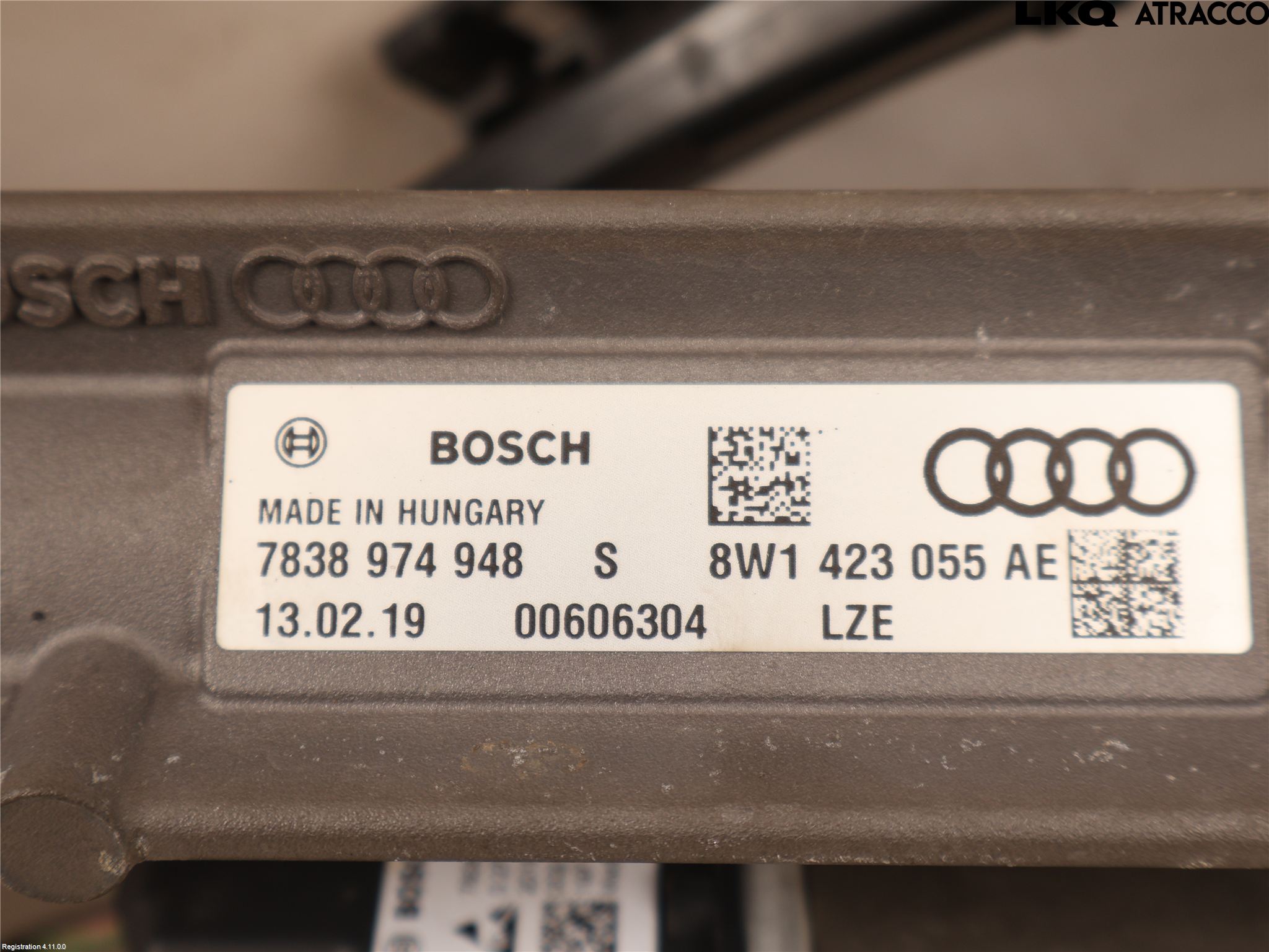 Audi A4/S4 B9 16-19 Styrväxel-Snäcka Elektrisk