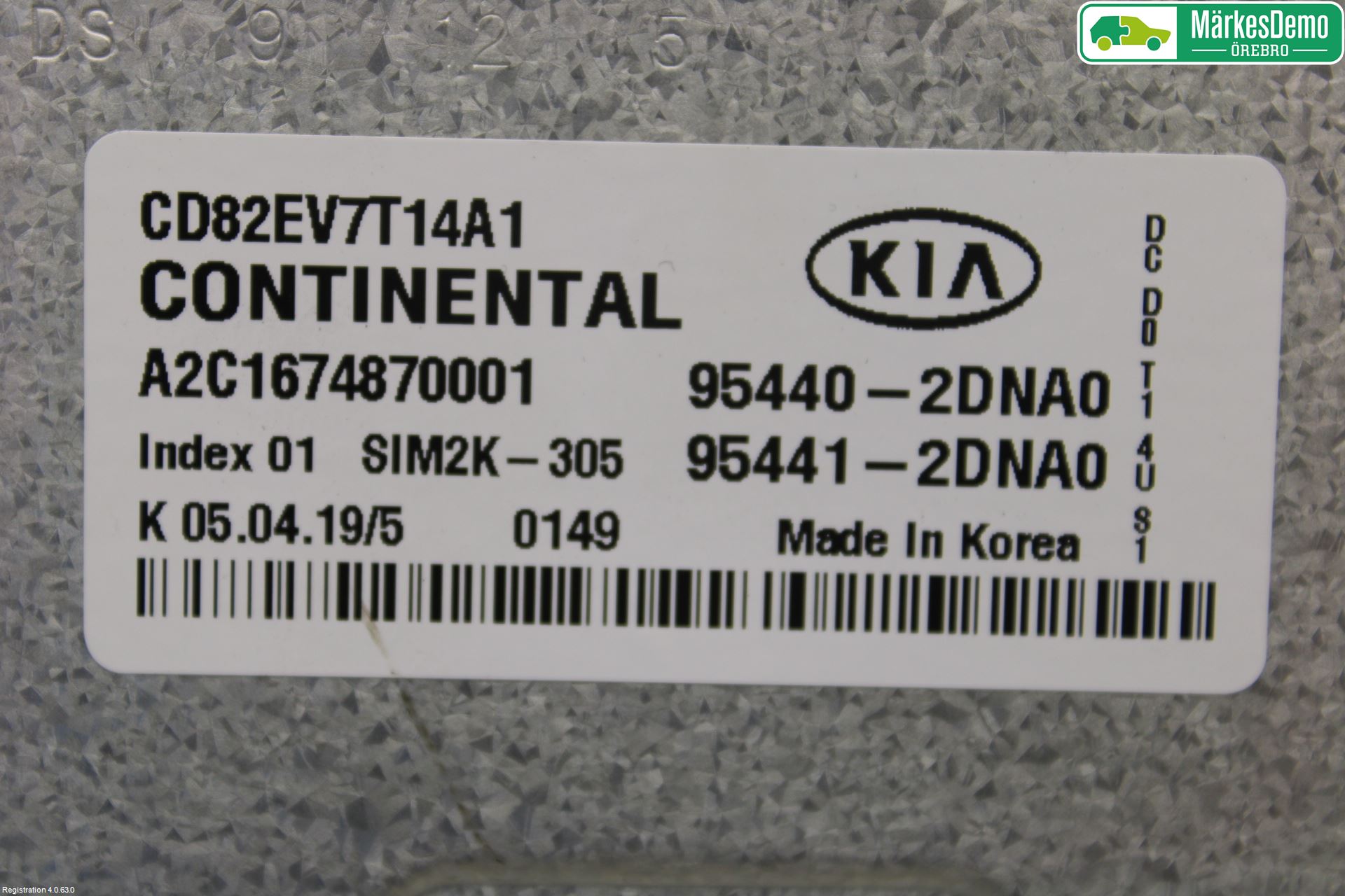 Kia CEED/CEED SW 19- Styrenhet Insprut Bensin