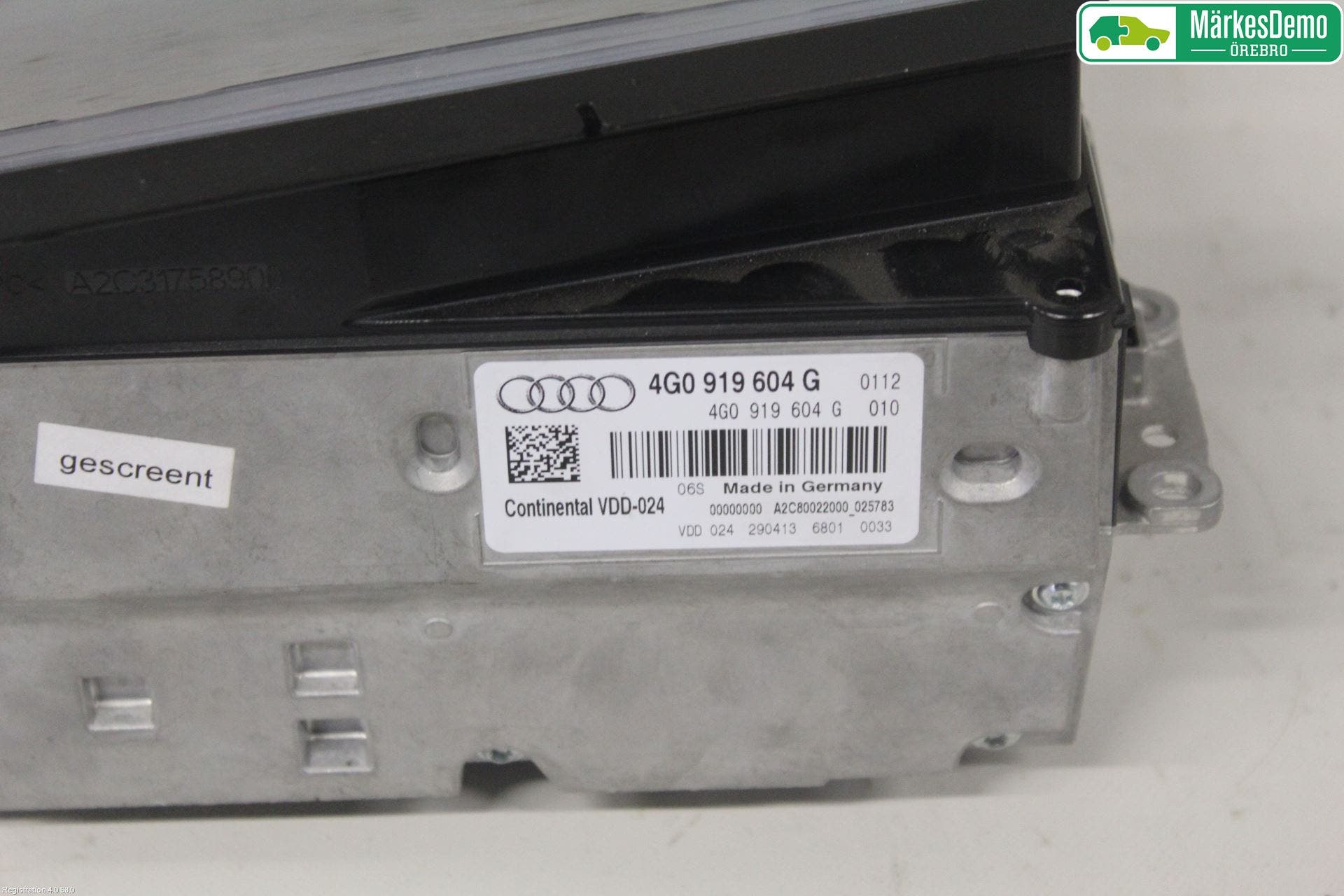 Audi A6/S6 4G 11-18 Radio Övrigt