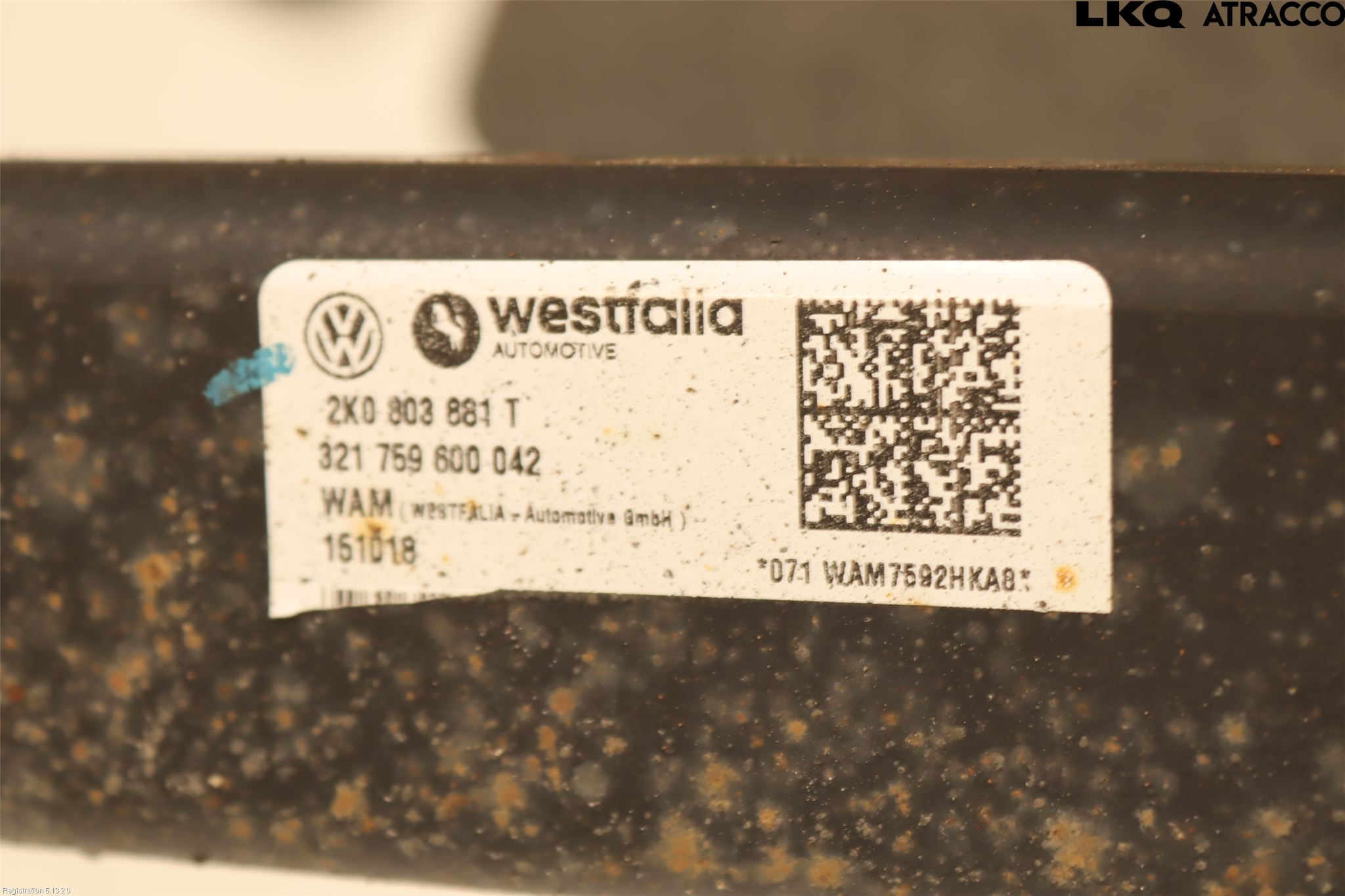 Volkswagen VW CADDY 16-20 Dragkrok