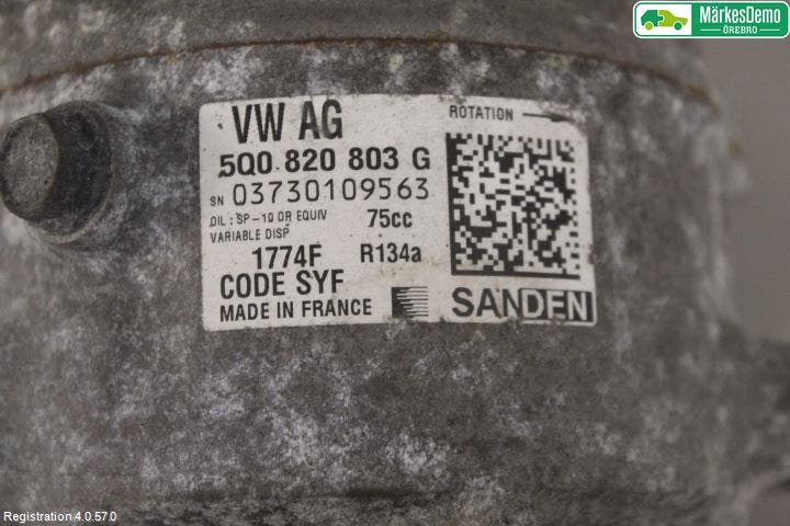 Volkswagen VW POLO 10-17 Ac Kompressor