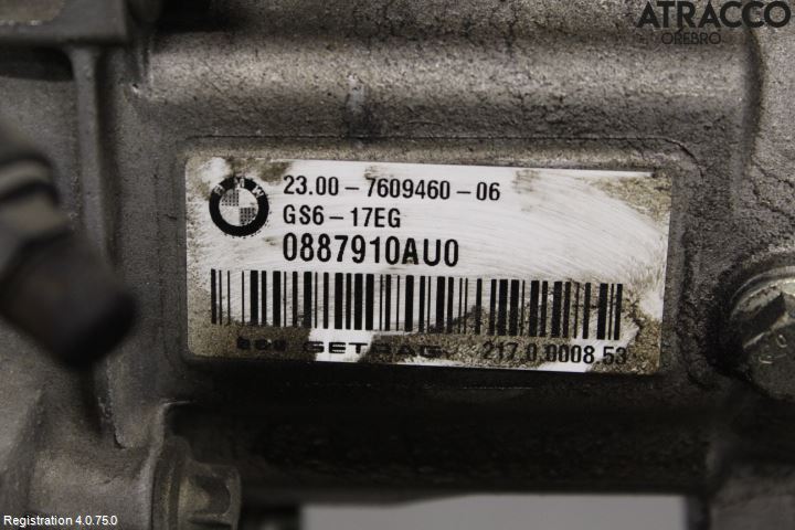 BMW 5 F10/F11/F18 09-17 Växellåda Man 6 Vxl