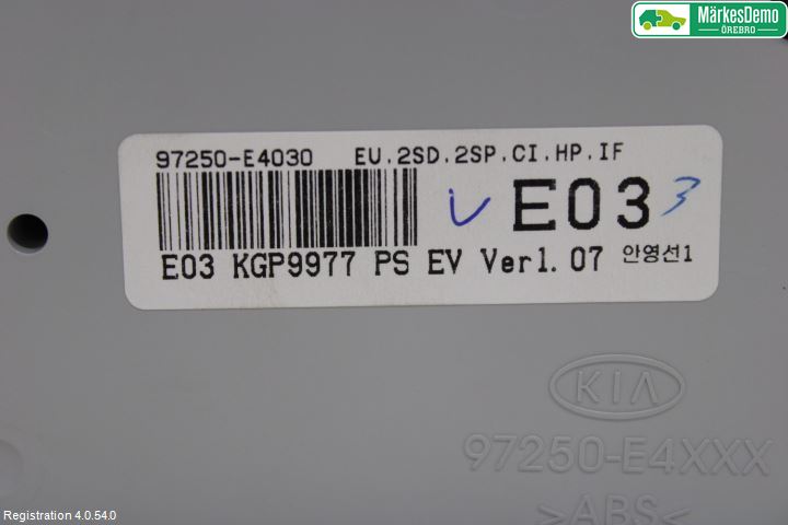 Kia SOUL 09- Ac Styrenhet Ac Manöveren
