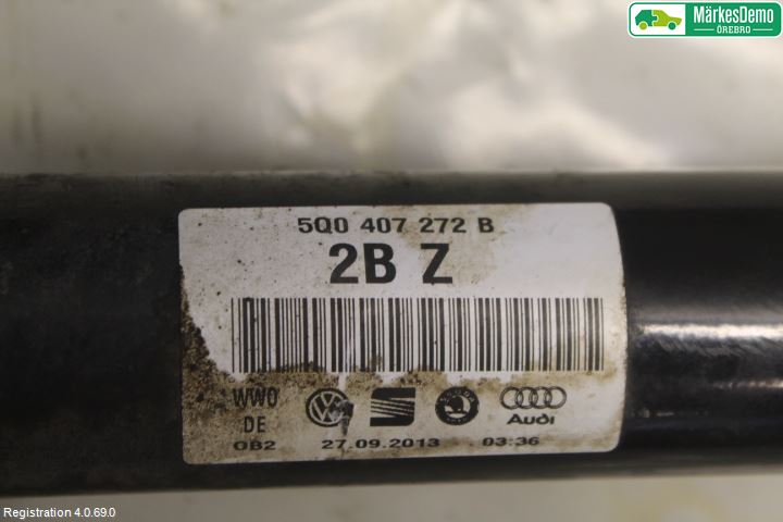 Seat LEON 13-20 Drivaxel Fram Höger