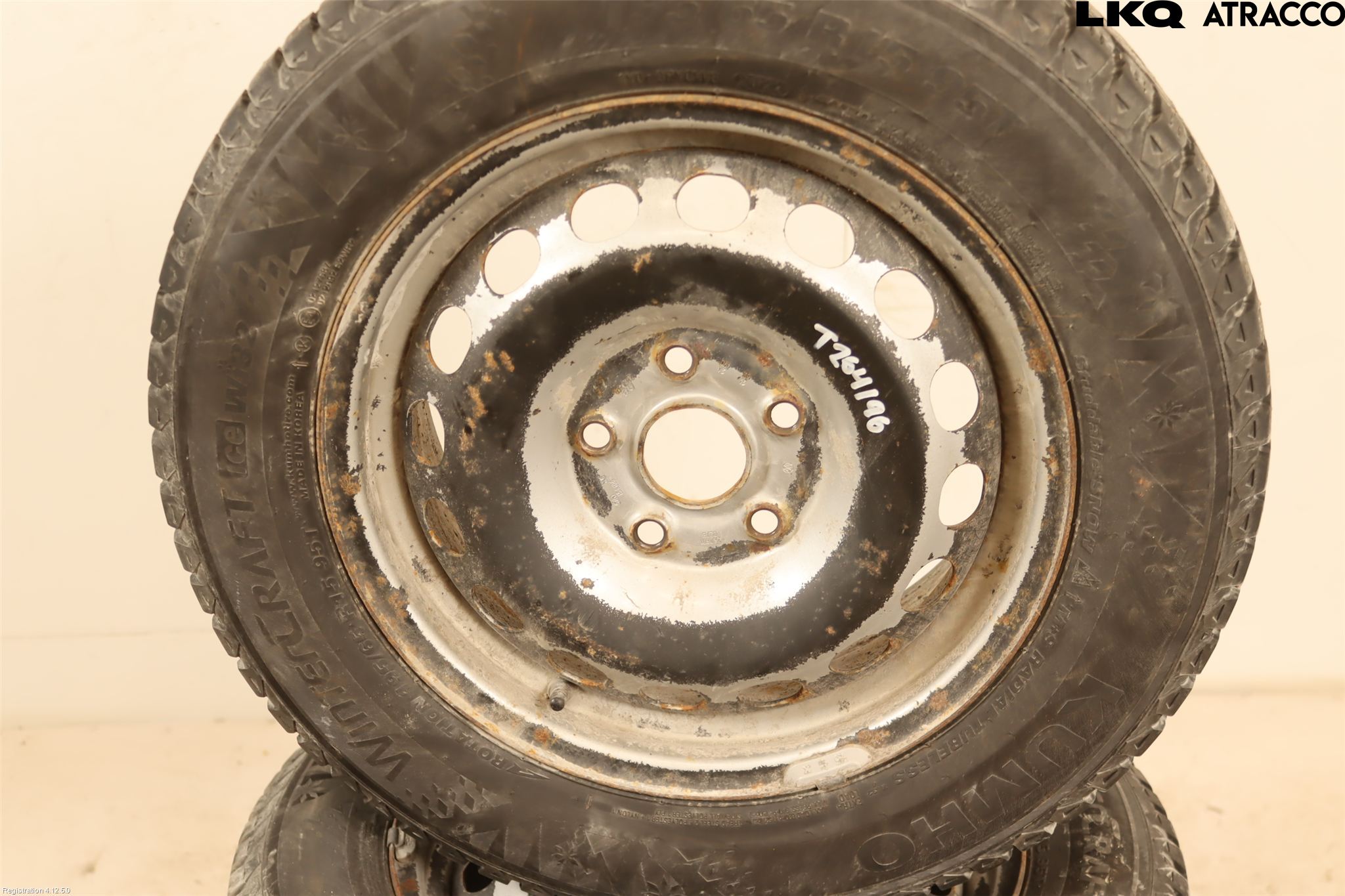 Volkswagen VW CADDY 11-15 Vinterdäck Plåtfälg 4St