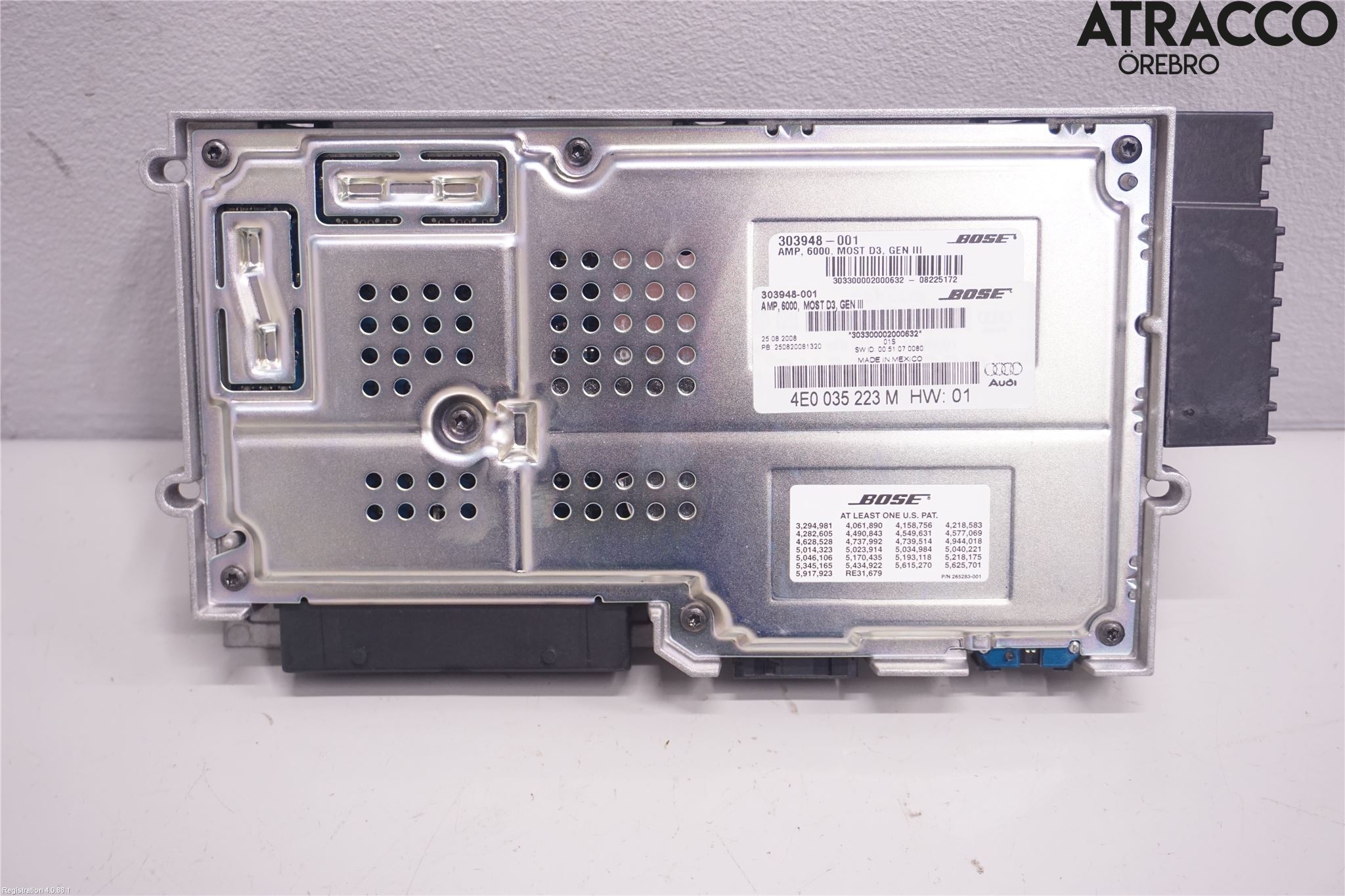 Audi A8/S8 4E  02-09 Radio-Stereo Förstärkare