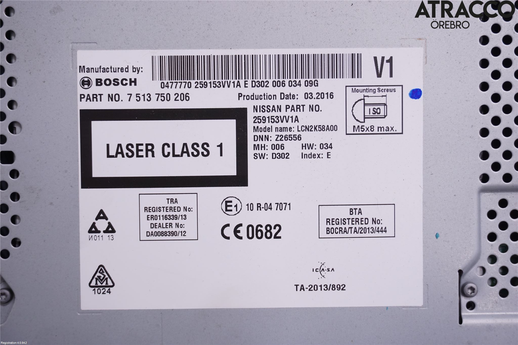 Nissan NOTE E12 14-20 Gps Navigator