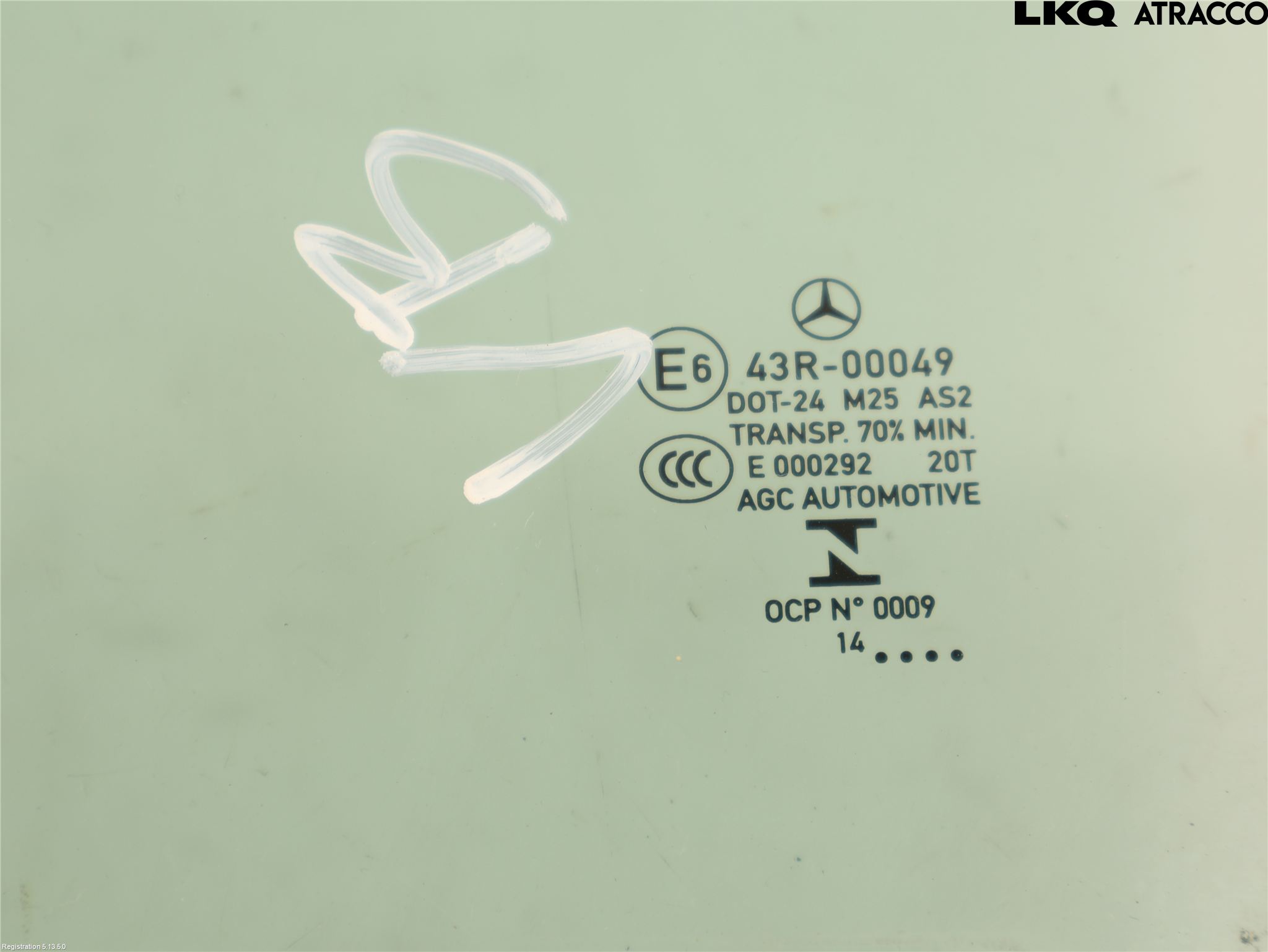 Mercedes-Benz MB C-KLASS (W205) 14-21 Dörruta Bak Vänster