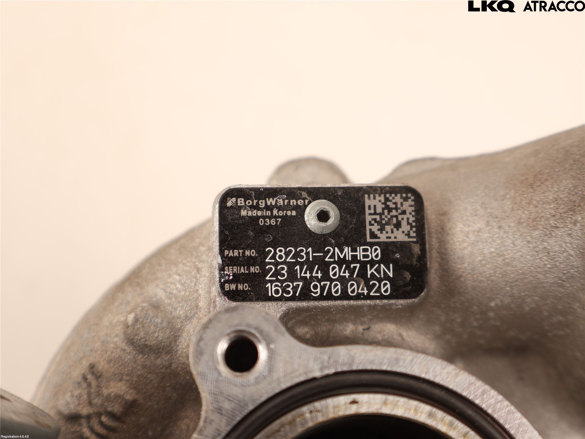 Kia SORENTO 21- Turboaggregat