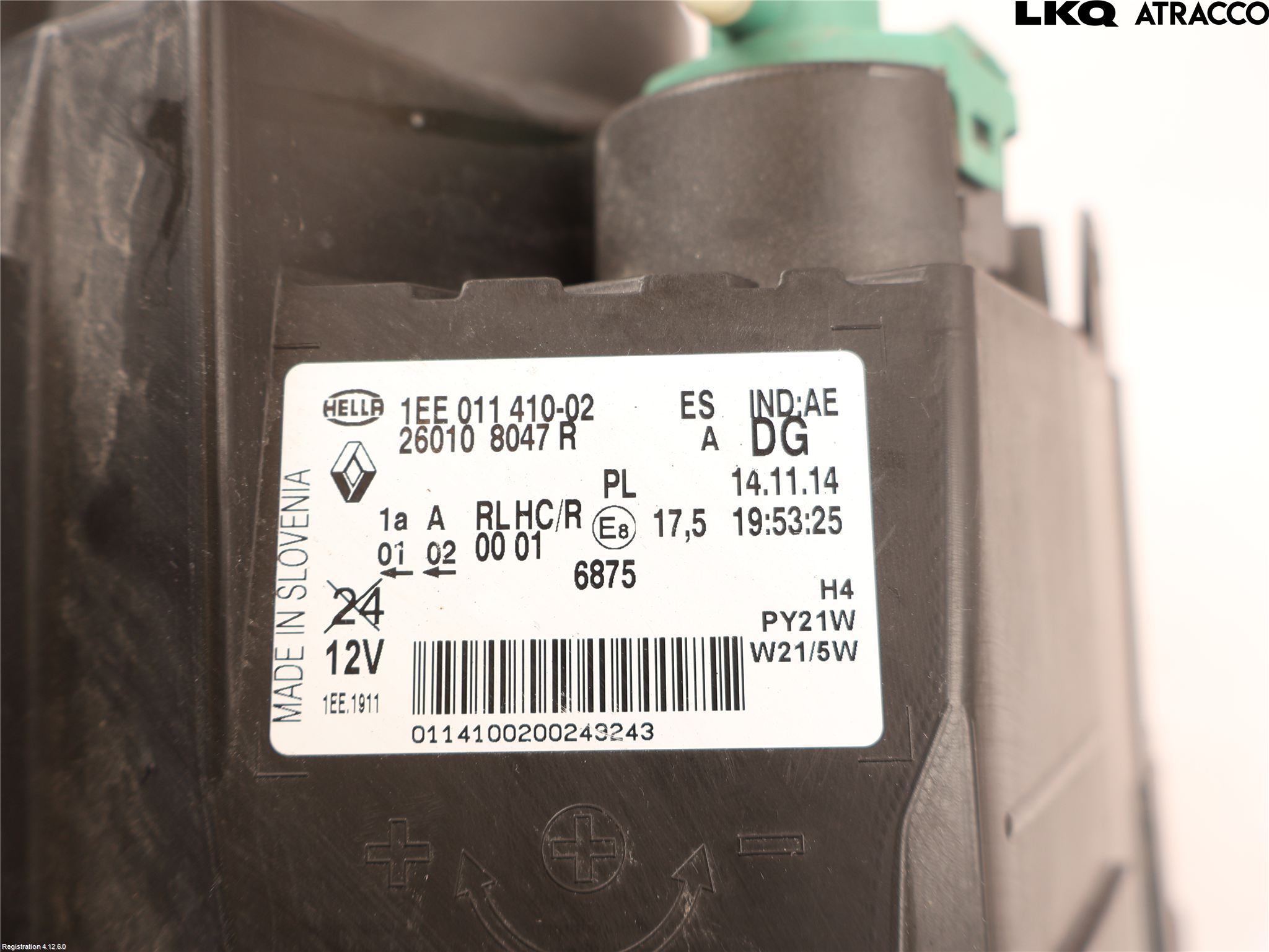 Renault TRAFIC/E-TECH 15- Strålkastare Höger