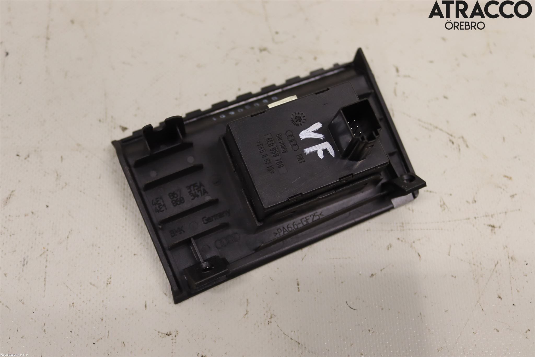 Audi A8/S8 4E  02-09 Strömställare Stolregler