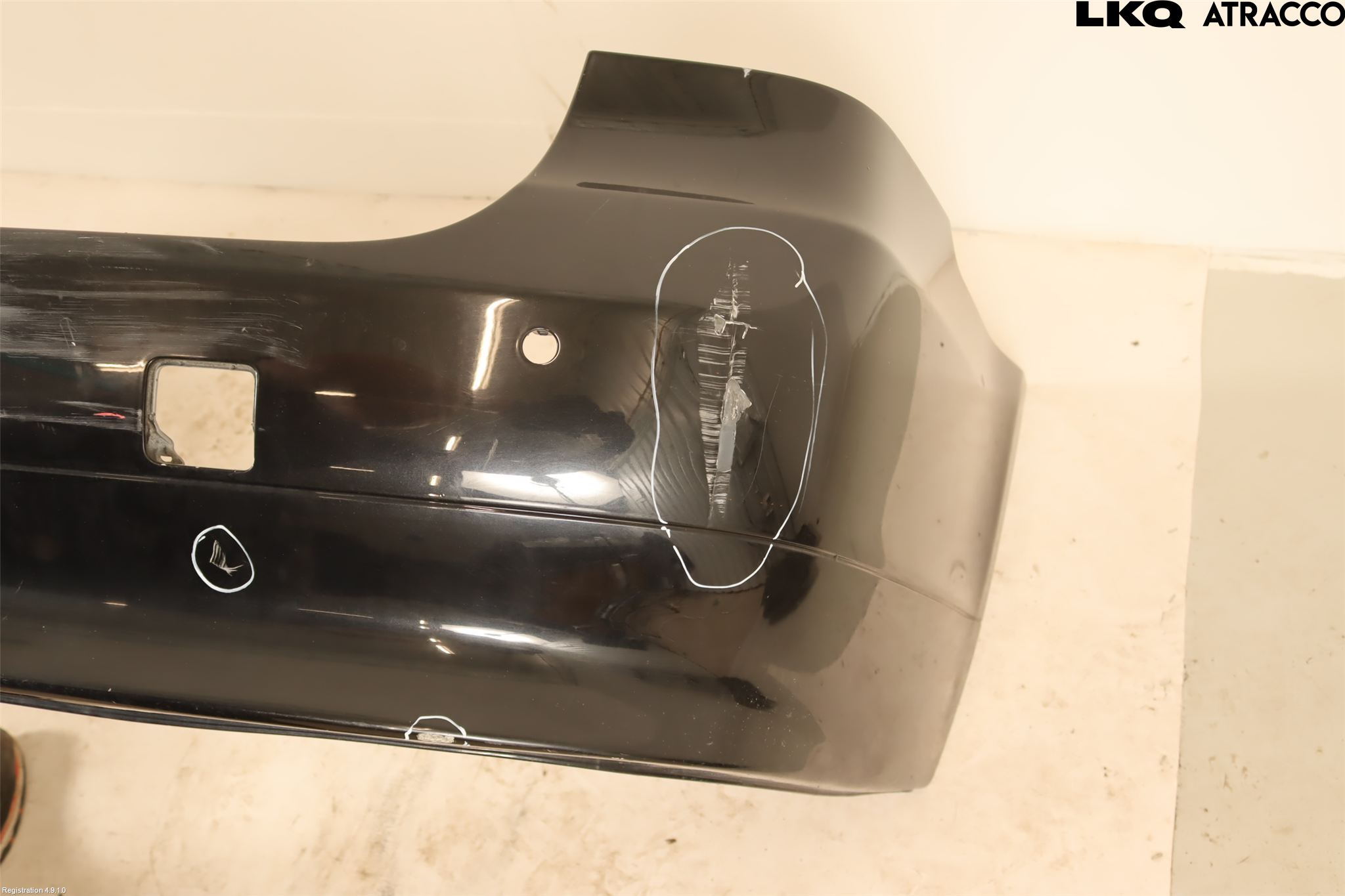 BMW 5 E60/61 Sed/Tou 02-10 Stötfångarbeklädnad Bak