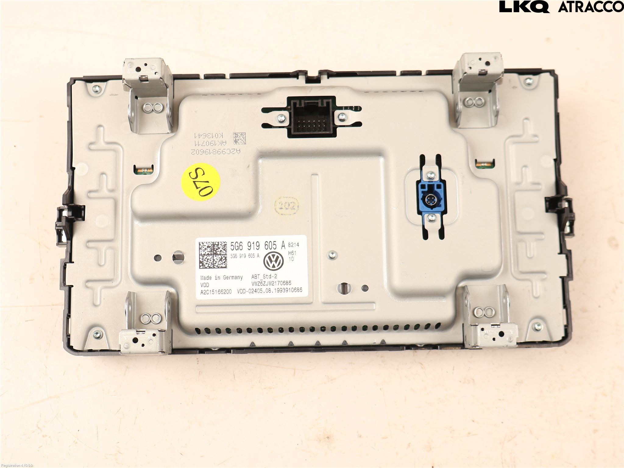 Volkswagen VW GOLF / E-GOLF VII 13-20 Bildskärm