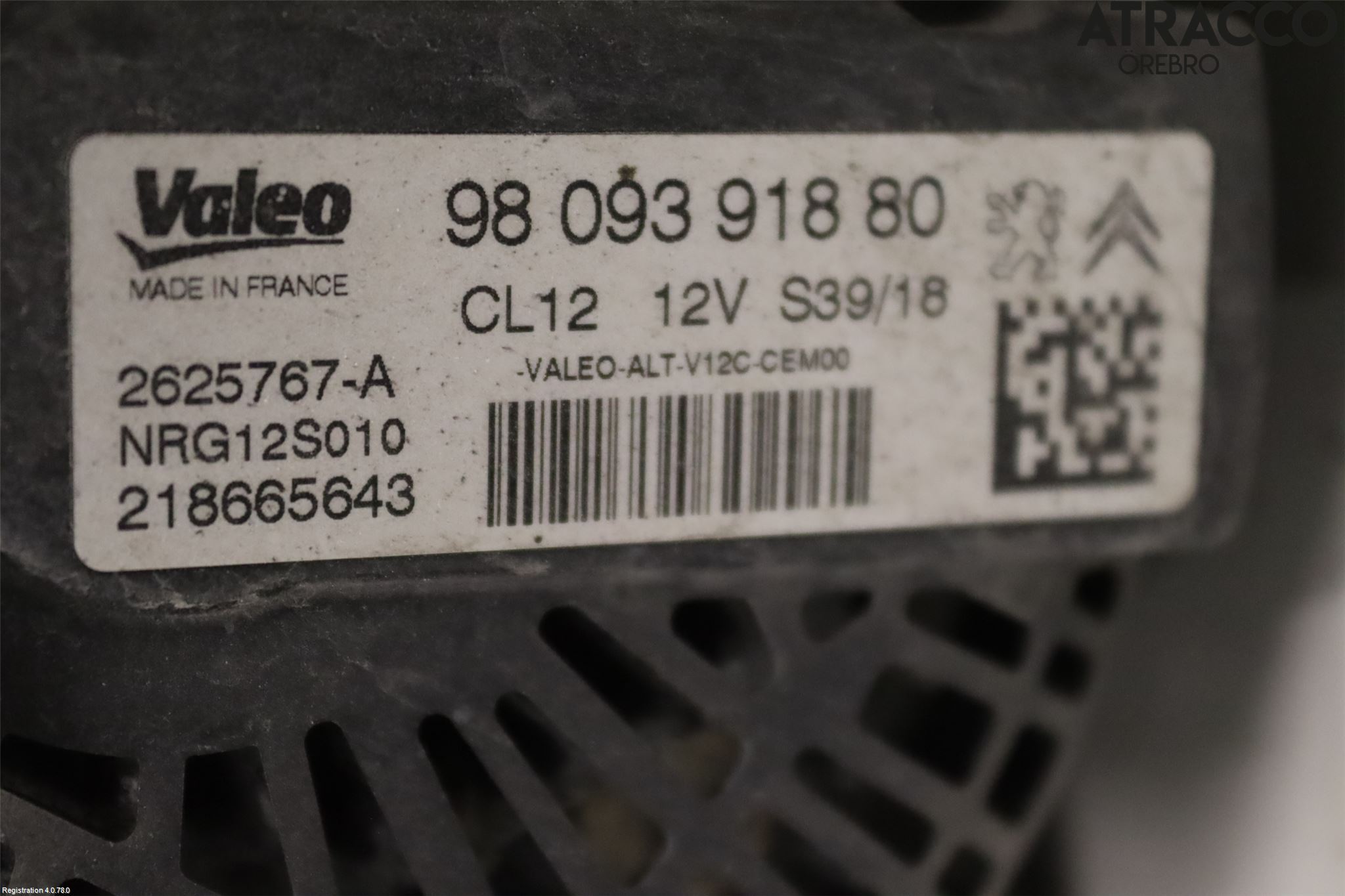 Citroen C4 CACTUS 14-20 Generator