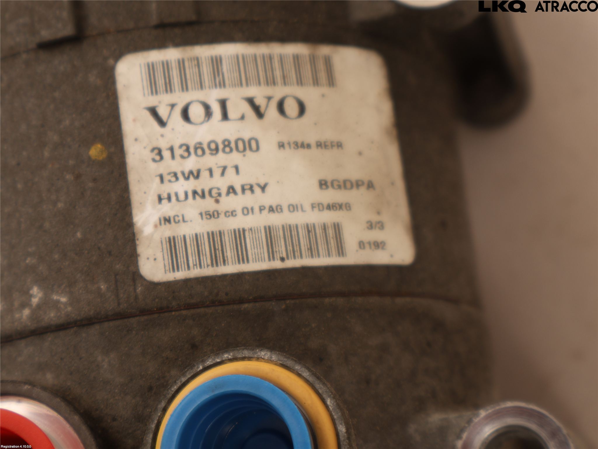 Volvo V60 11-13 Ac Kompressor