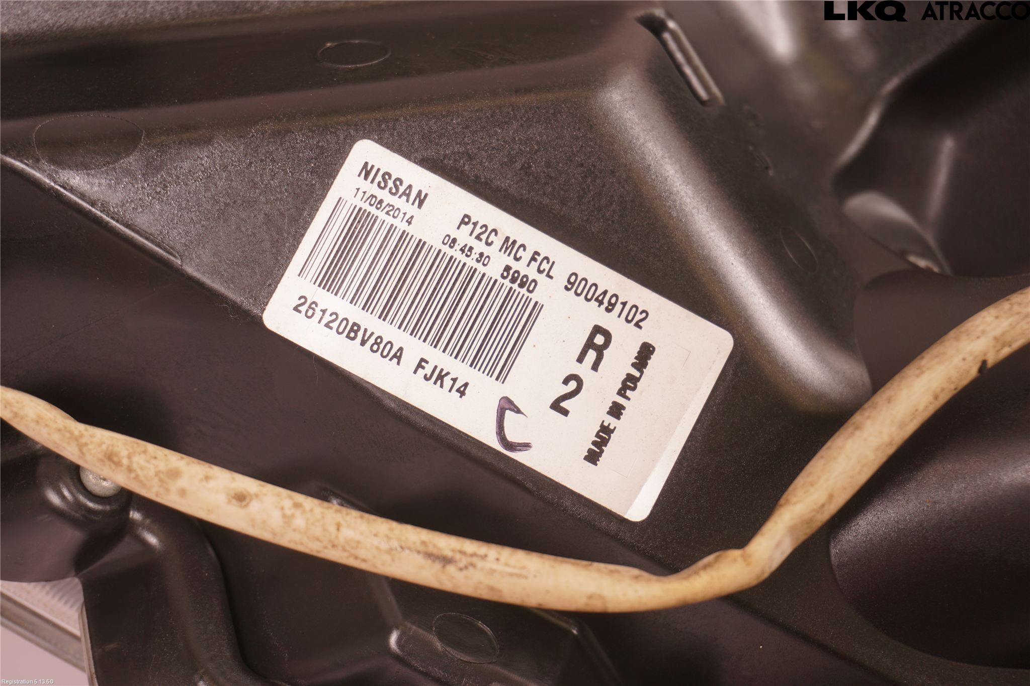 Nissan JUKE 14-19 Positionsljus Fram Hö