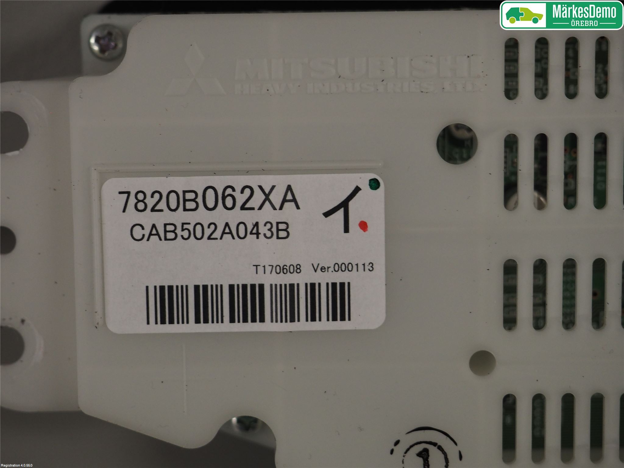 Mitsubishi OUTLANDER 13-21 Ac Styrenhet Ac Manöveren