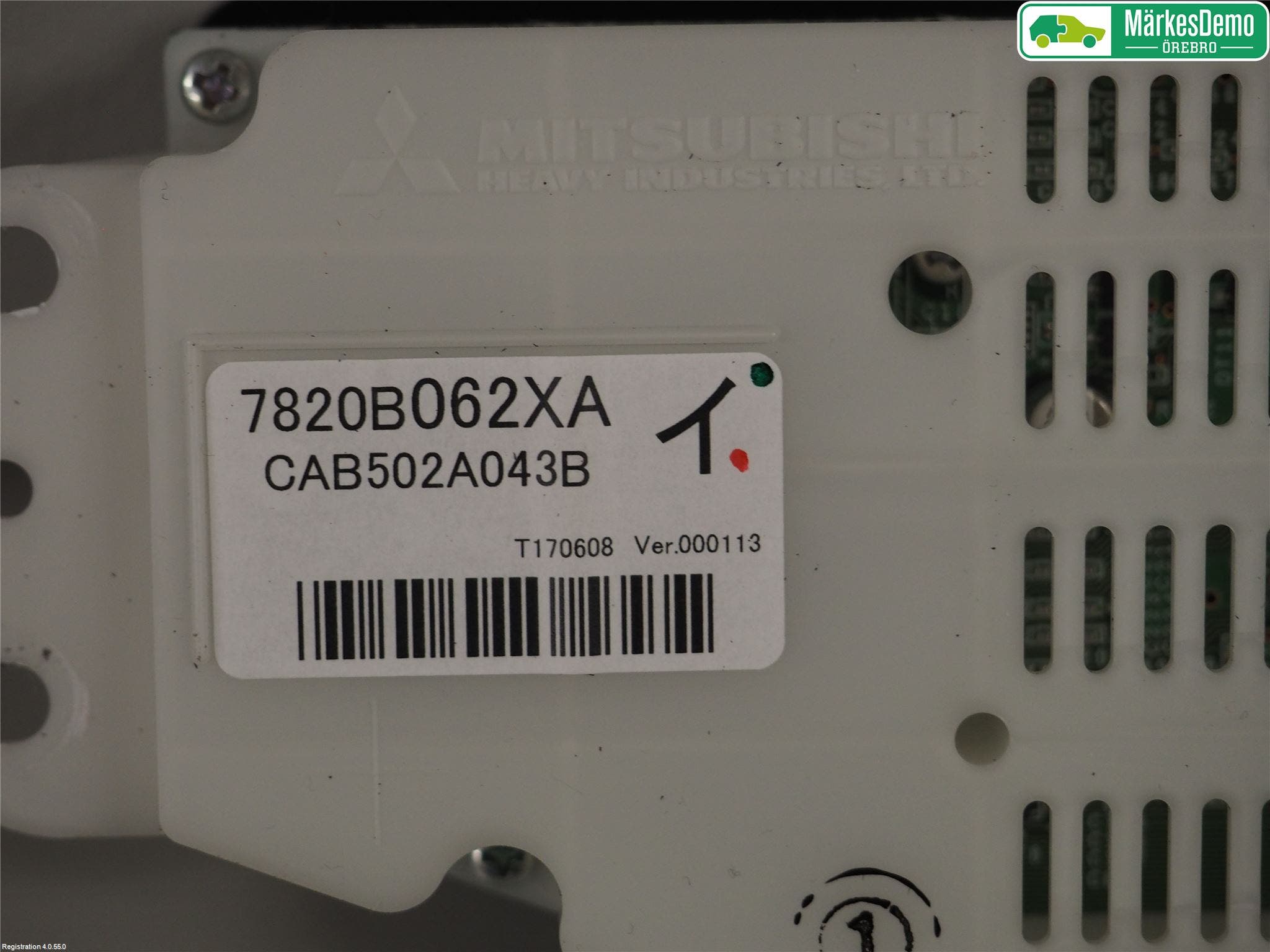 Mitsubishi OUTLANDER 13-21 Ac Styrenhet Ac Manöveren