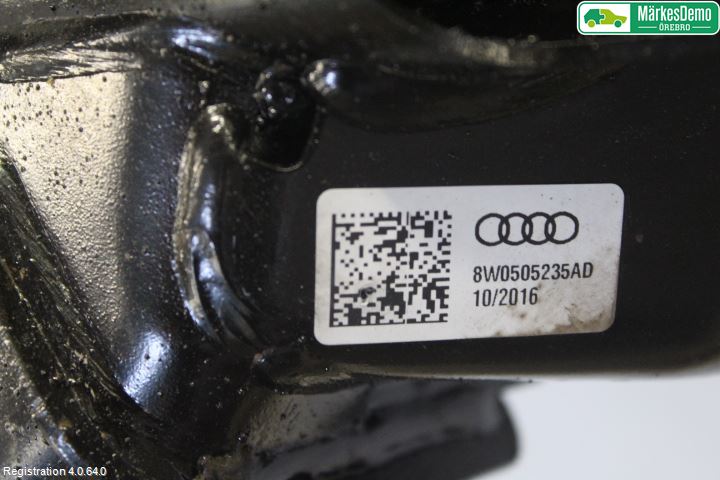 Audi A4/S4 B9 16-19 Bakaxelbalk