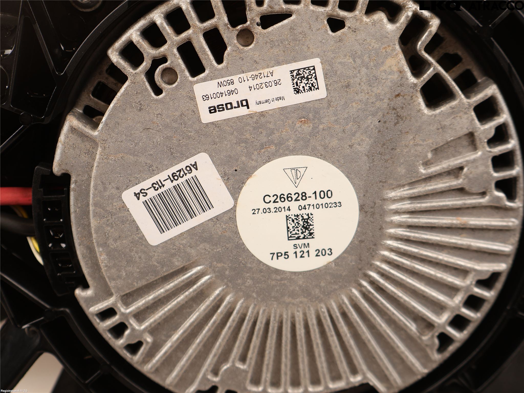 Porsche CAYENNE 03- Kylfläkt El